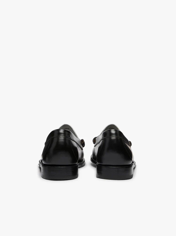G. H. BASS - WEEJUN WOMEN'S PENNY - BLACK/ WHITE - Image 6