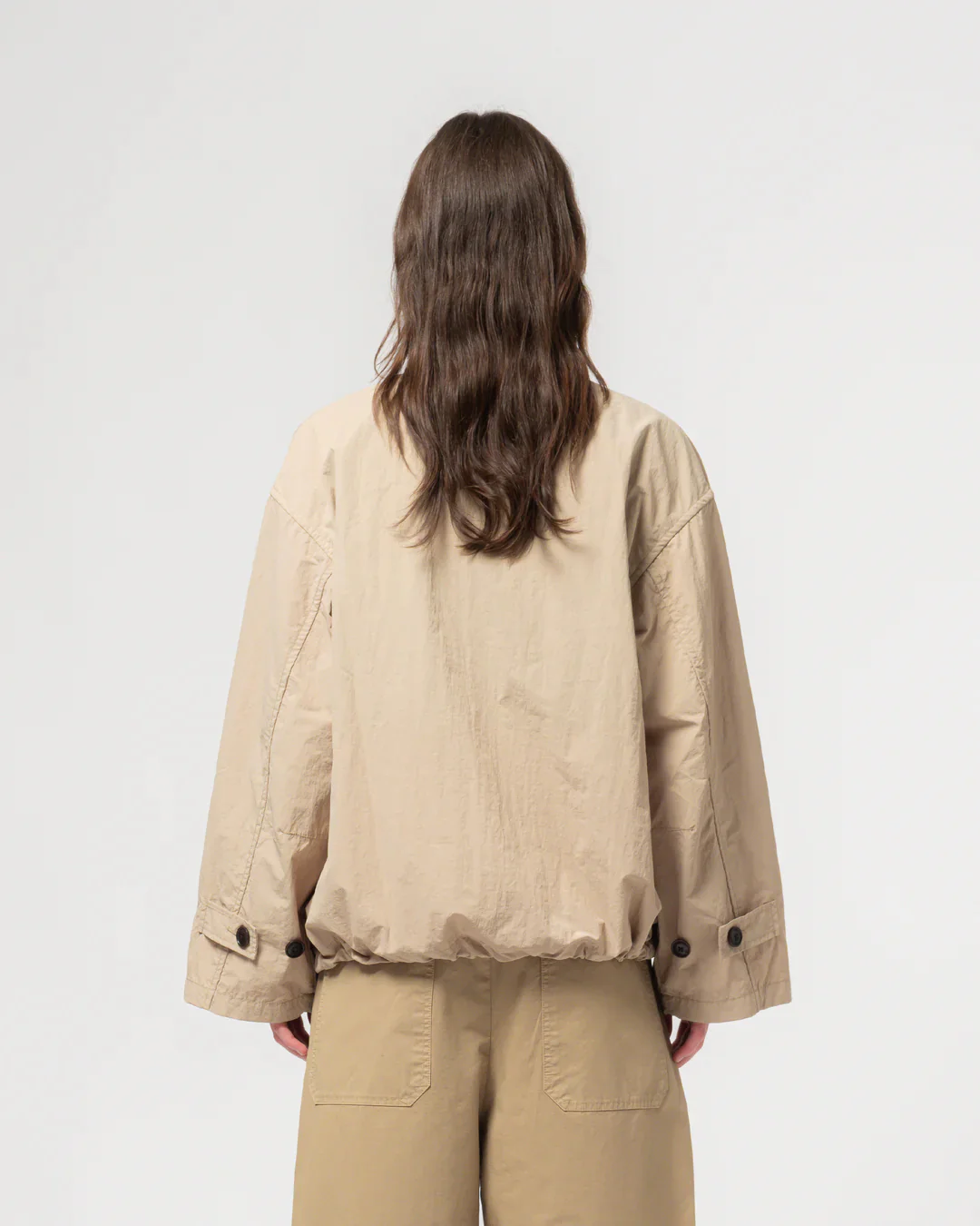 GIRLS OF DUST COVE JACKET - FUJI NYLON - OYSTER - Image 5