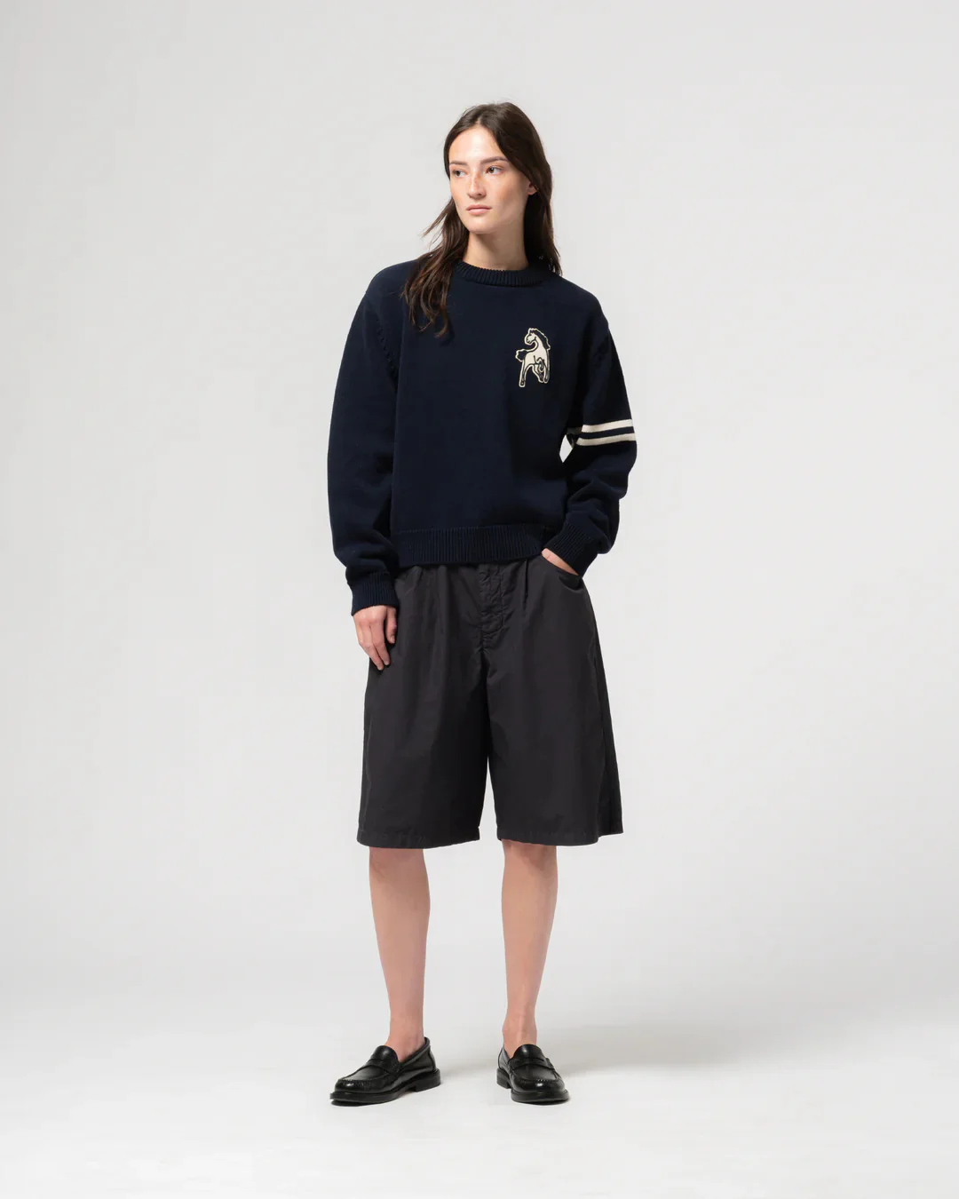 GIRLS OF DUST LEAGUE SWEATER - INDIA BLUE - Image 2