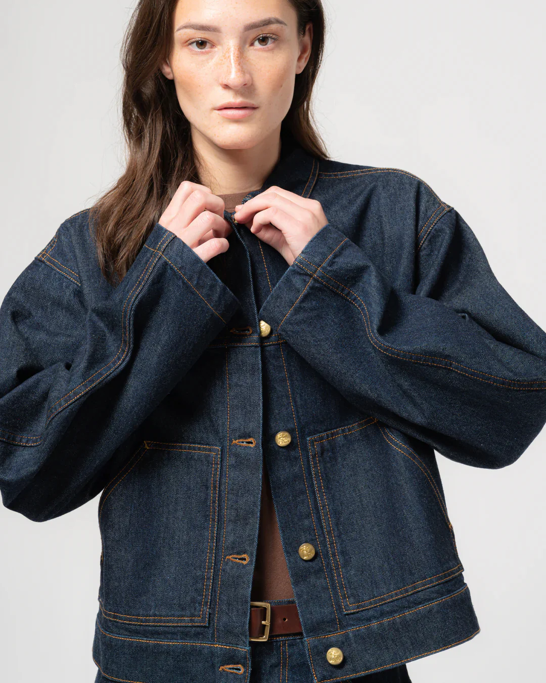 GIRLS OF DUST MIAMI JACKET - CENTURY DENIM - BLUE RINSE - Image 6