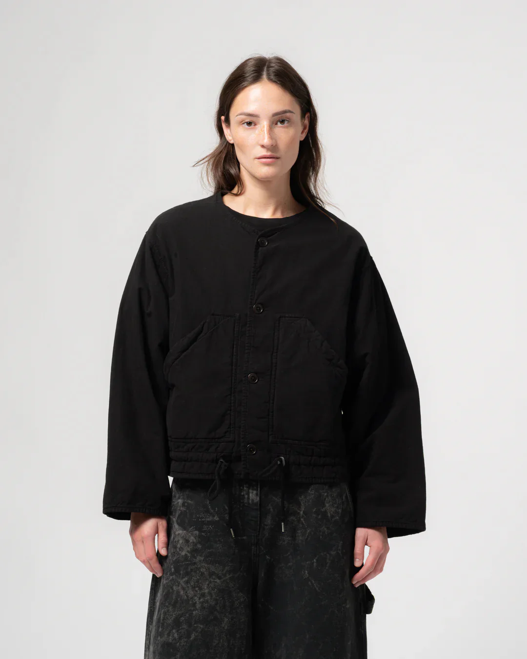 GIRLS OF DUST PADDED NEUTRON JACKET - FADED BLACK