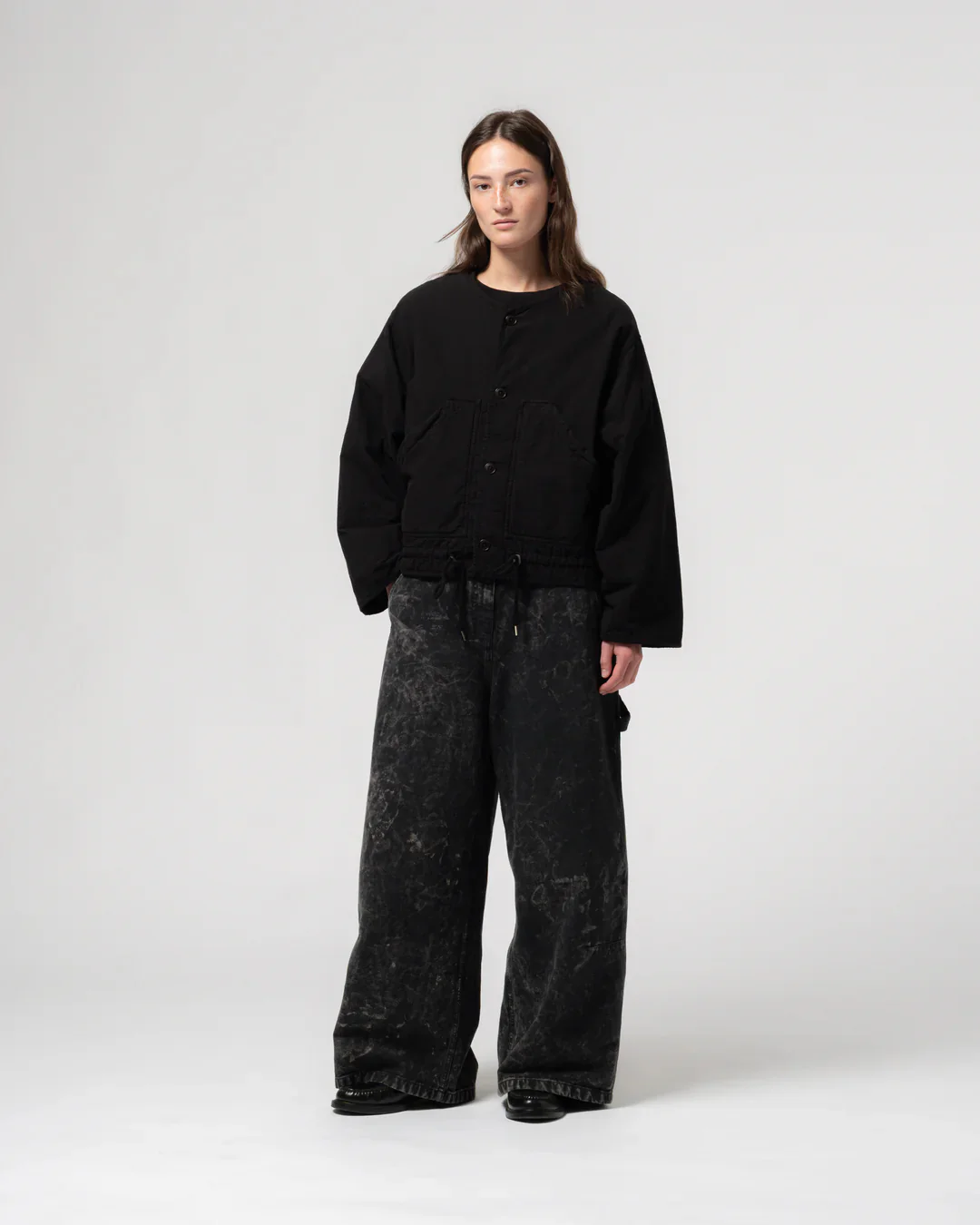 GIRLS OF DUST PADDED NEUTRON JACKET - FADED BLACK - Image 2
