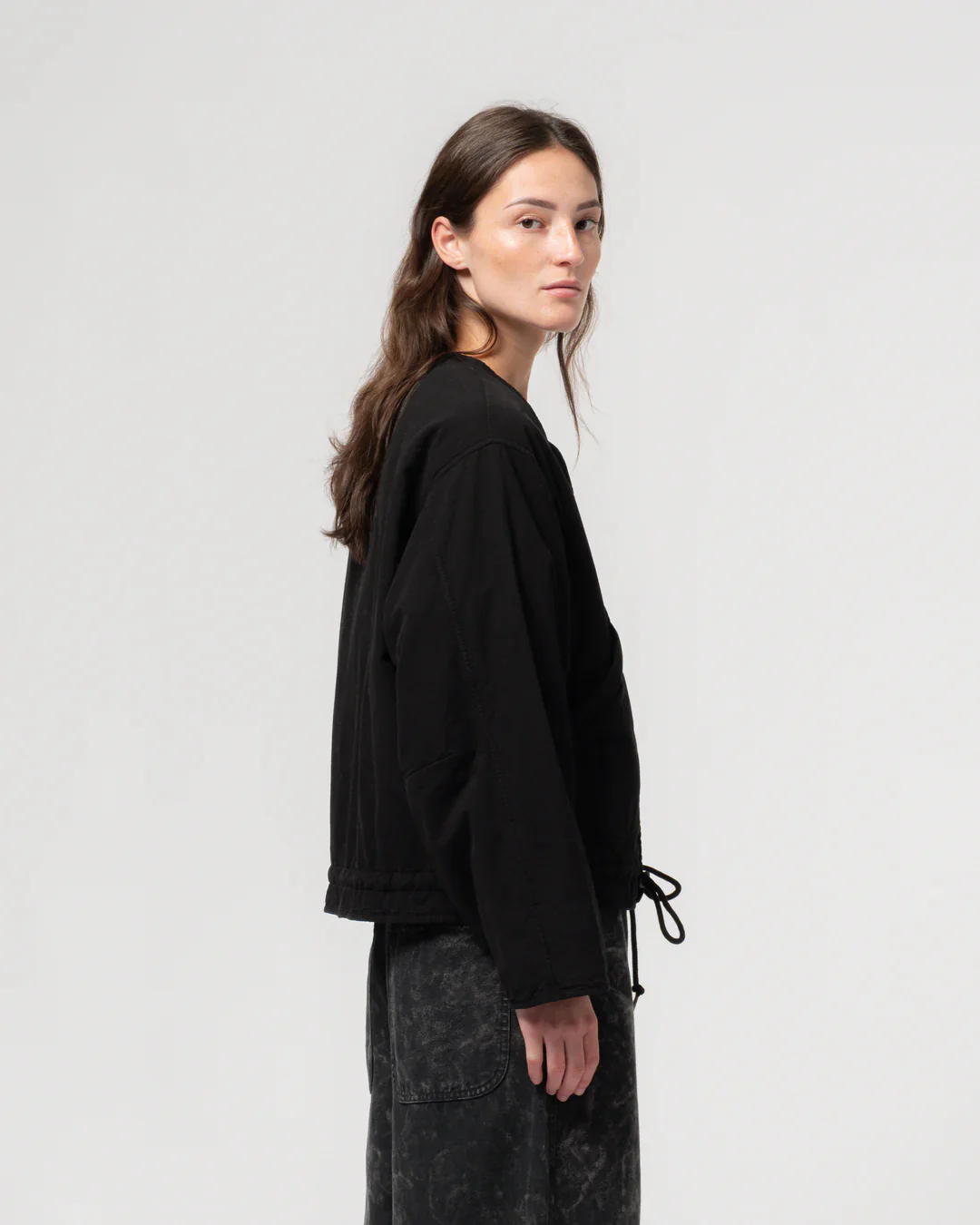 GIRLS OF DUST PADDED NEUTRON JACKET - FADED BLACK - Image 3