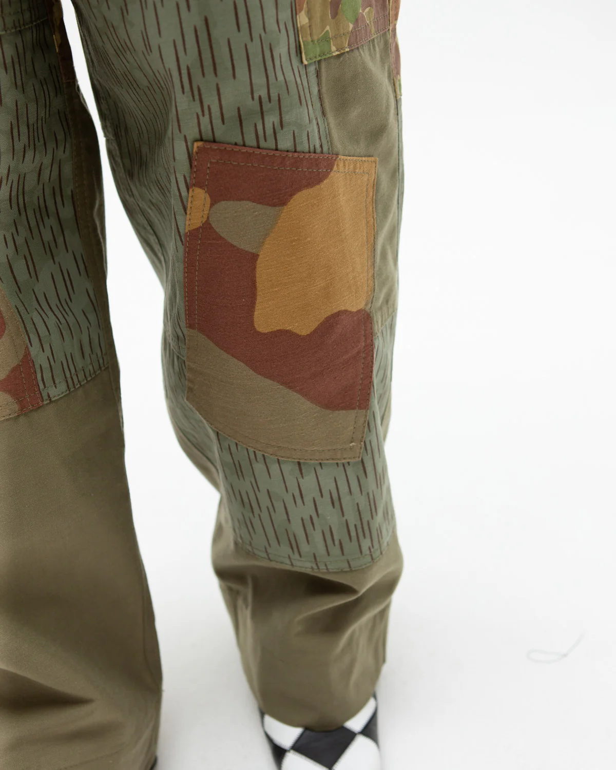 GOOD OL WHATS-HER-FACE BY W'MENSWEAR UNISEX FREEDOM FLIGHT TROUSER - ARMY CAMO - Image 8