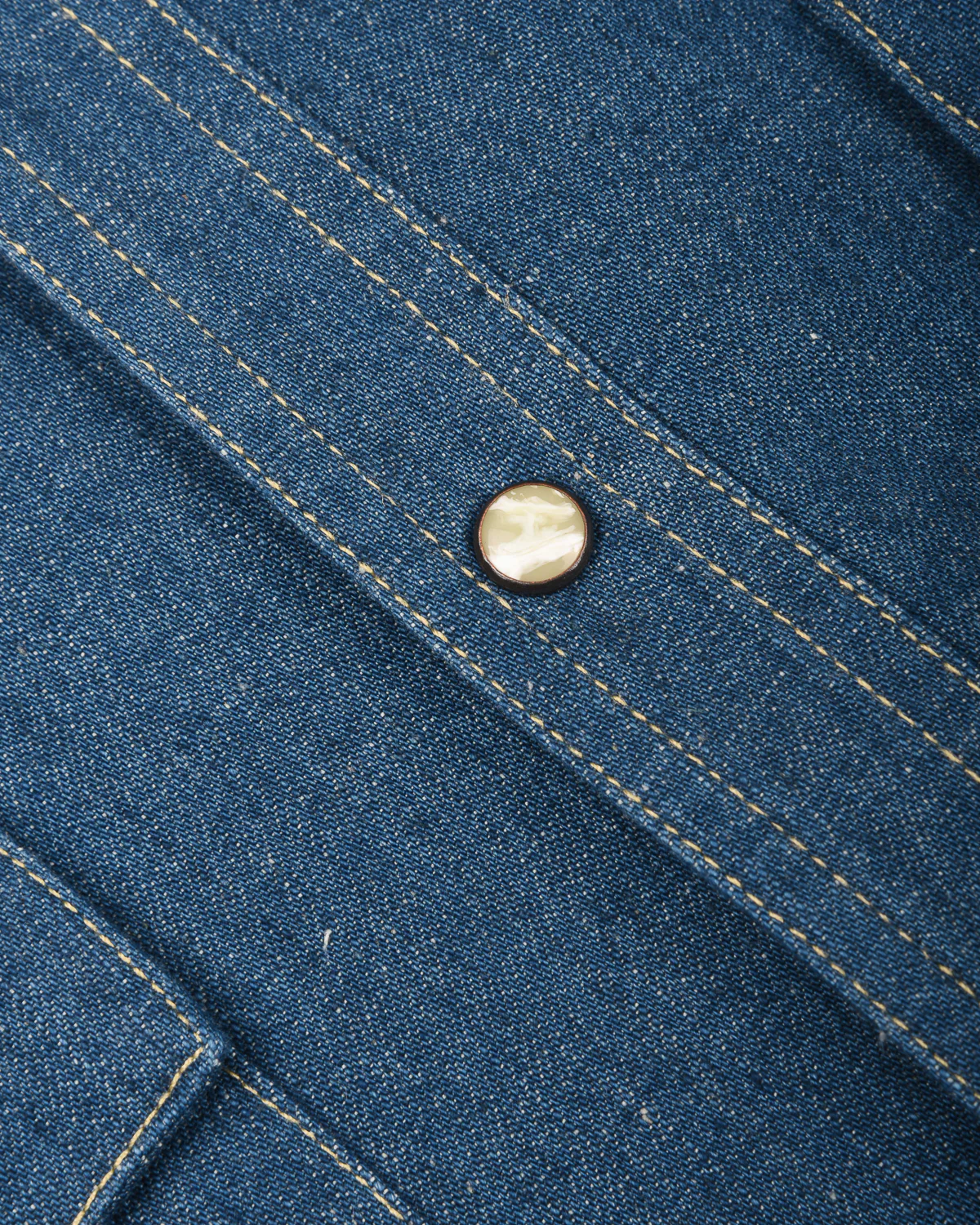 GRÅBRODERN TJAUKLE DENIM SHIRT - EMERALD INDIGO - Image 3
