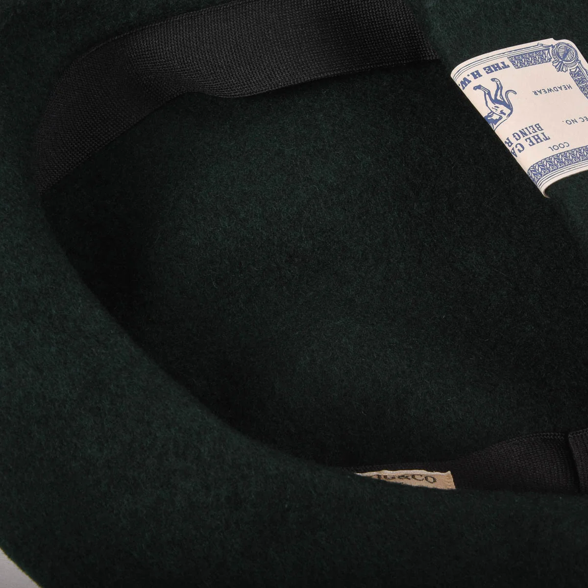 H.W. DOG & CO.  BASIC BERET - N. GREEN - Image 4