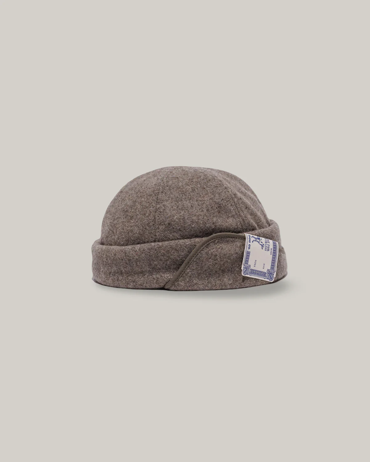 H.W. DOG & CO. FLAP ROLL CAP - BEIGE - Image 3