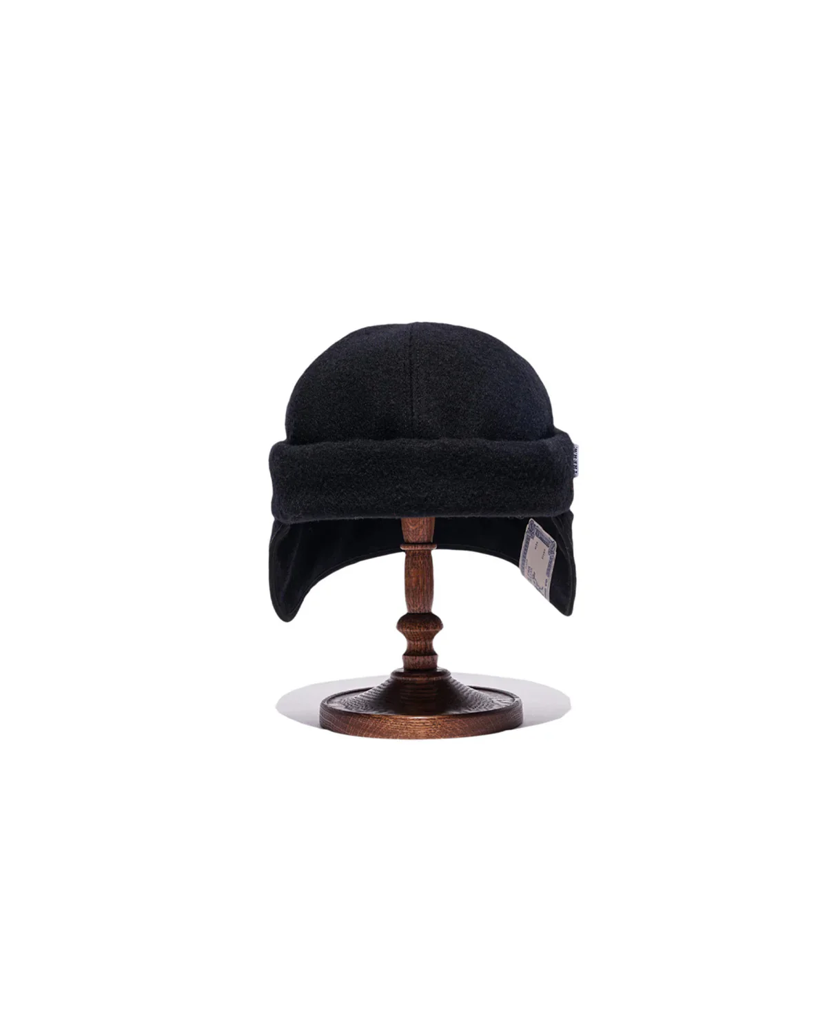 H.W. DOG & CO. FLAP ROLL CAP - BLACK - Image 6