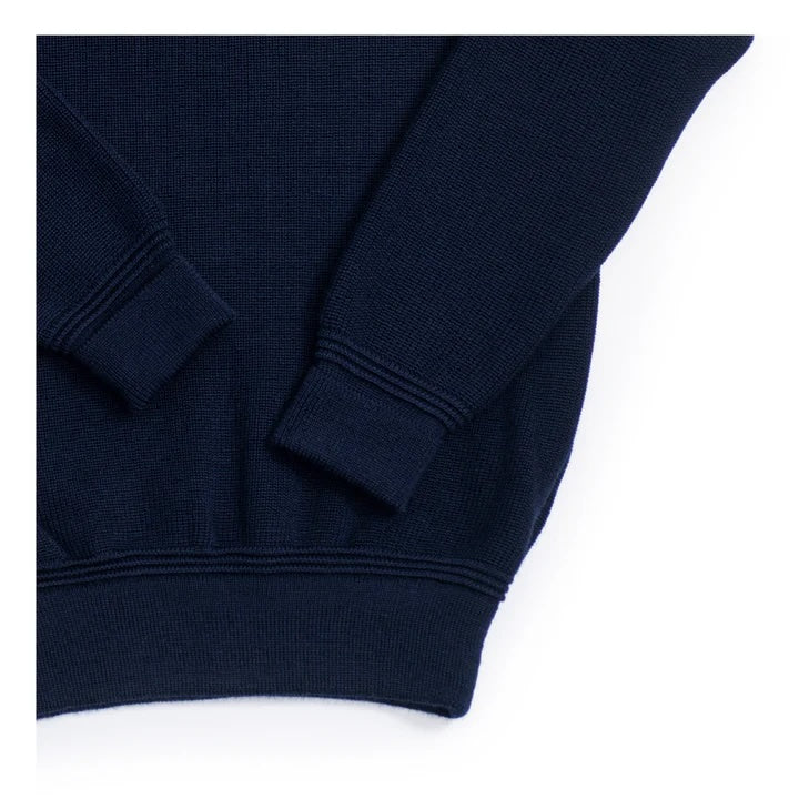 HEIMAT MERINO CREWNECK SWEATER - INK - Image 3