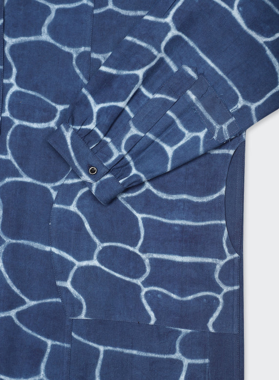 KARDO WOMEN'S EVA SHIBORI DRESS - INDIGO - Image 5