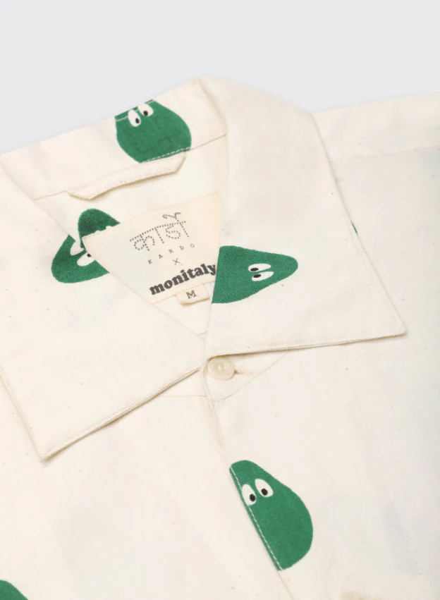 KARDO x MONITALY AVOCADO SHIRT - NATURAL - Image 3