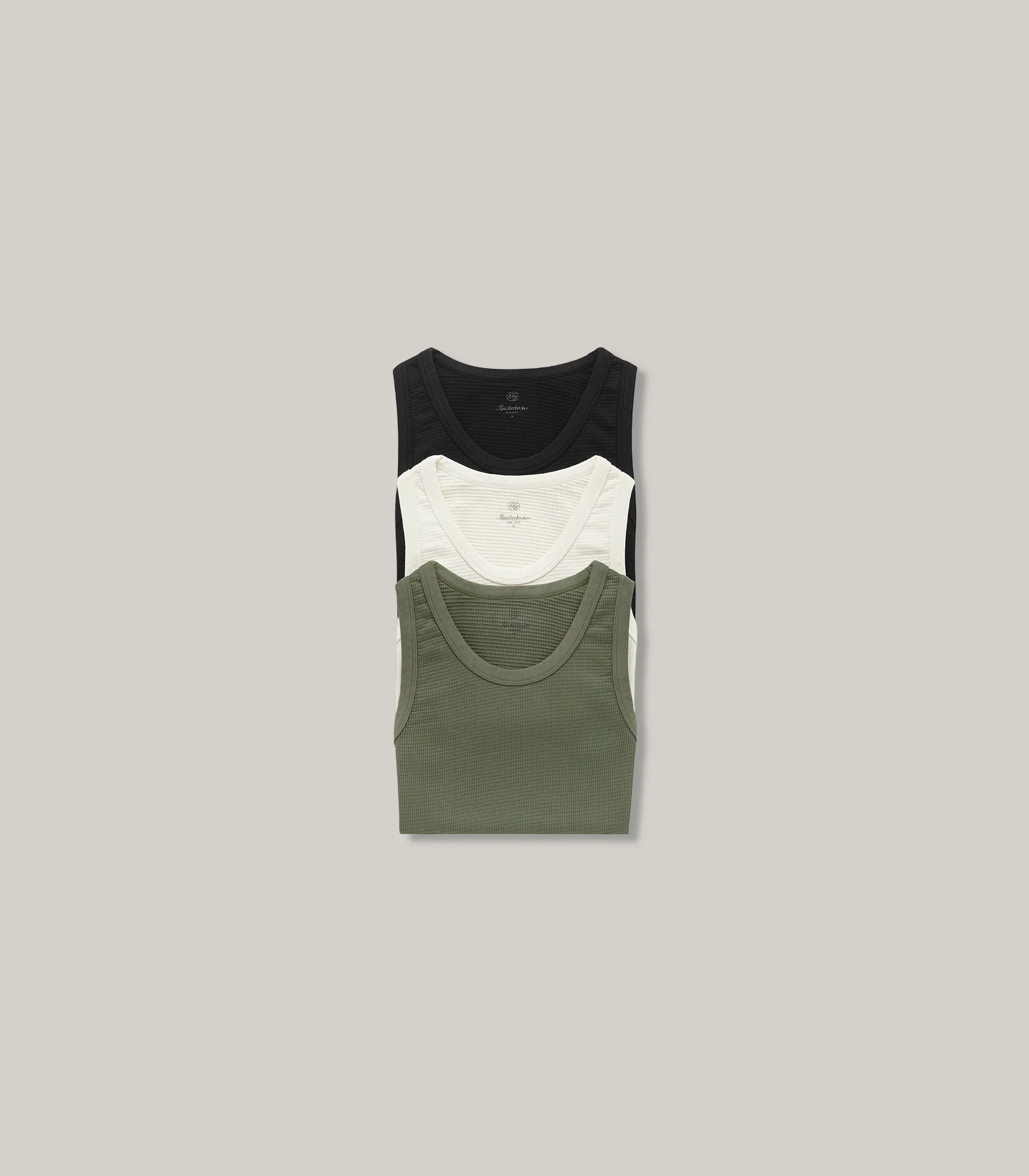 KNICKERBOCKER BOX KNIT TANK - BLACK - Image 3