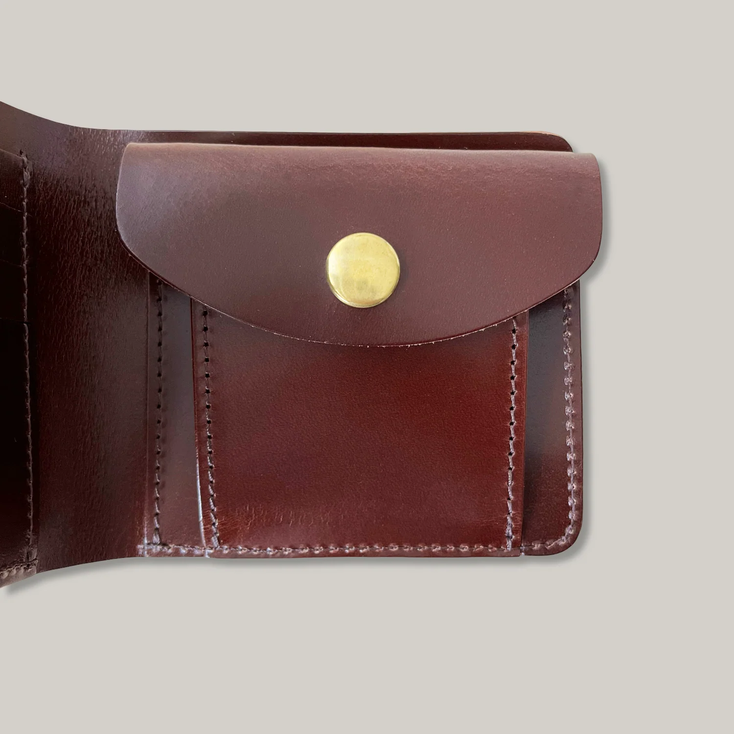 KOBASHI BILL FOLD WALLET - DARK BROWN - Image 4