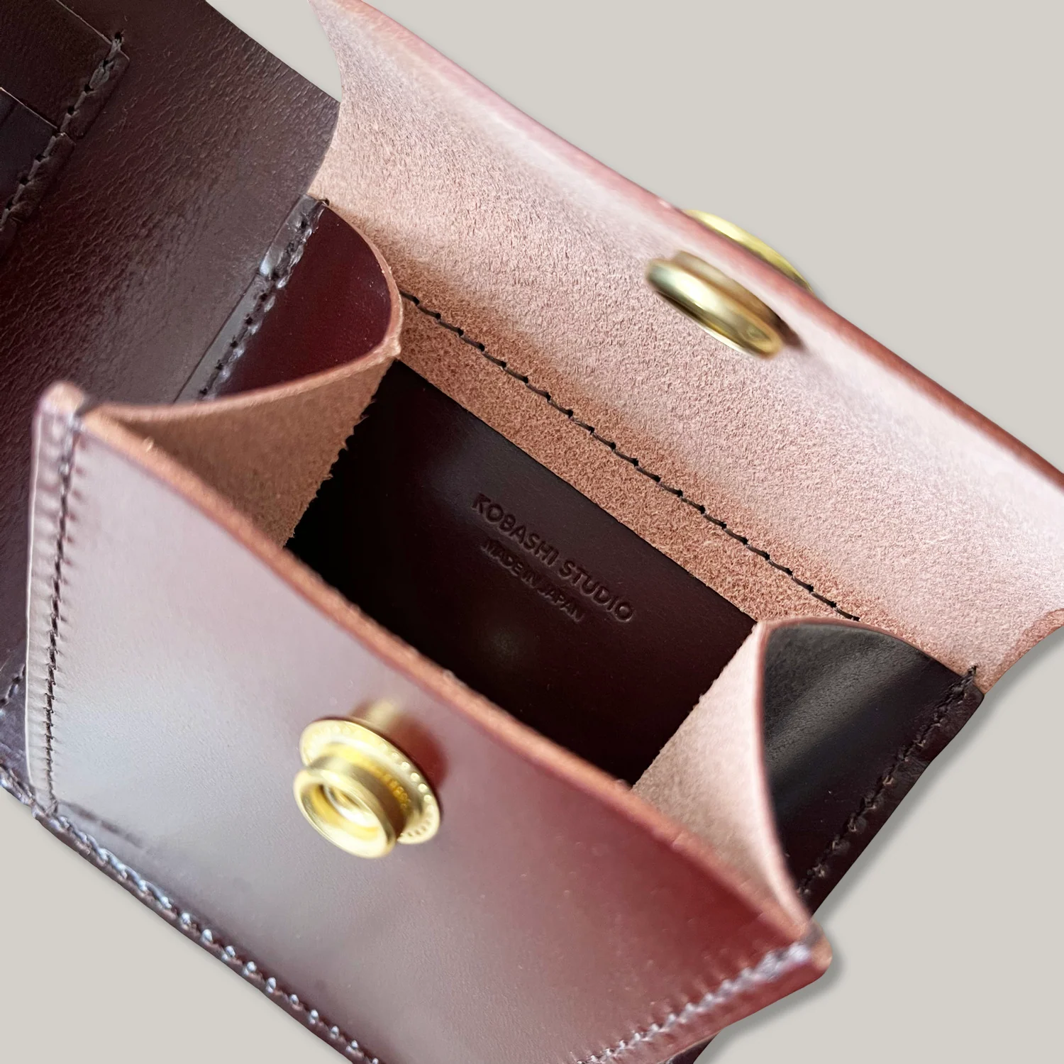 KOBASHI BILL FOLD WALLET - DARK BROWN - Image 6