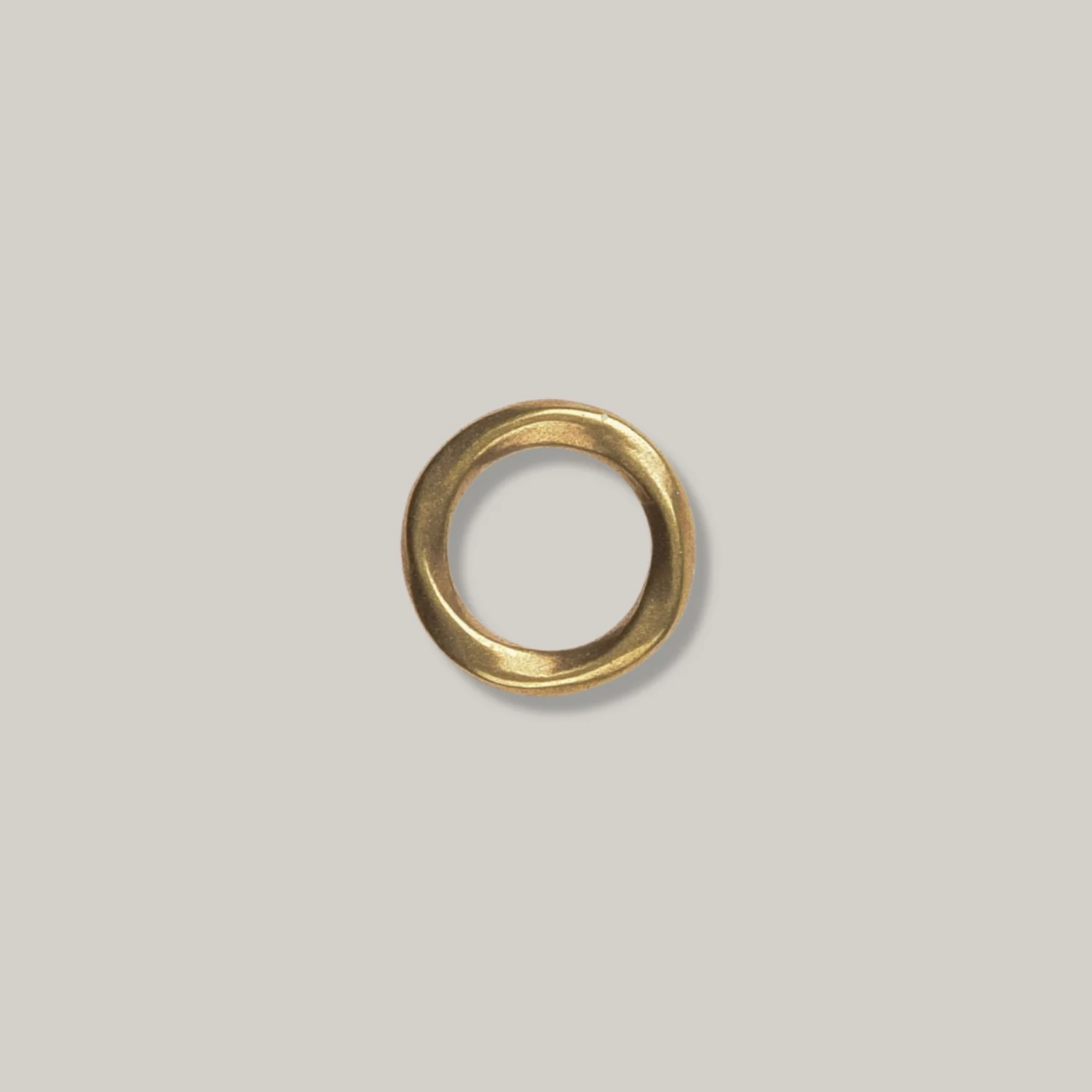 KOBASHI STUDIO BRASS TWISTED BANDANA RING