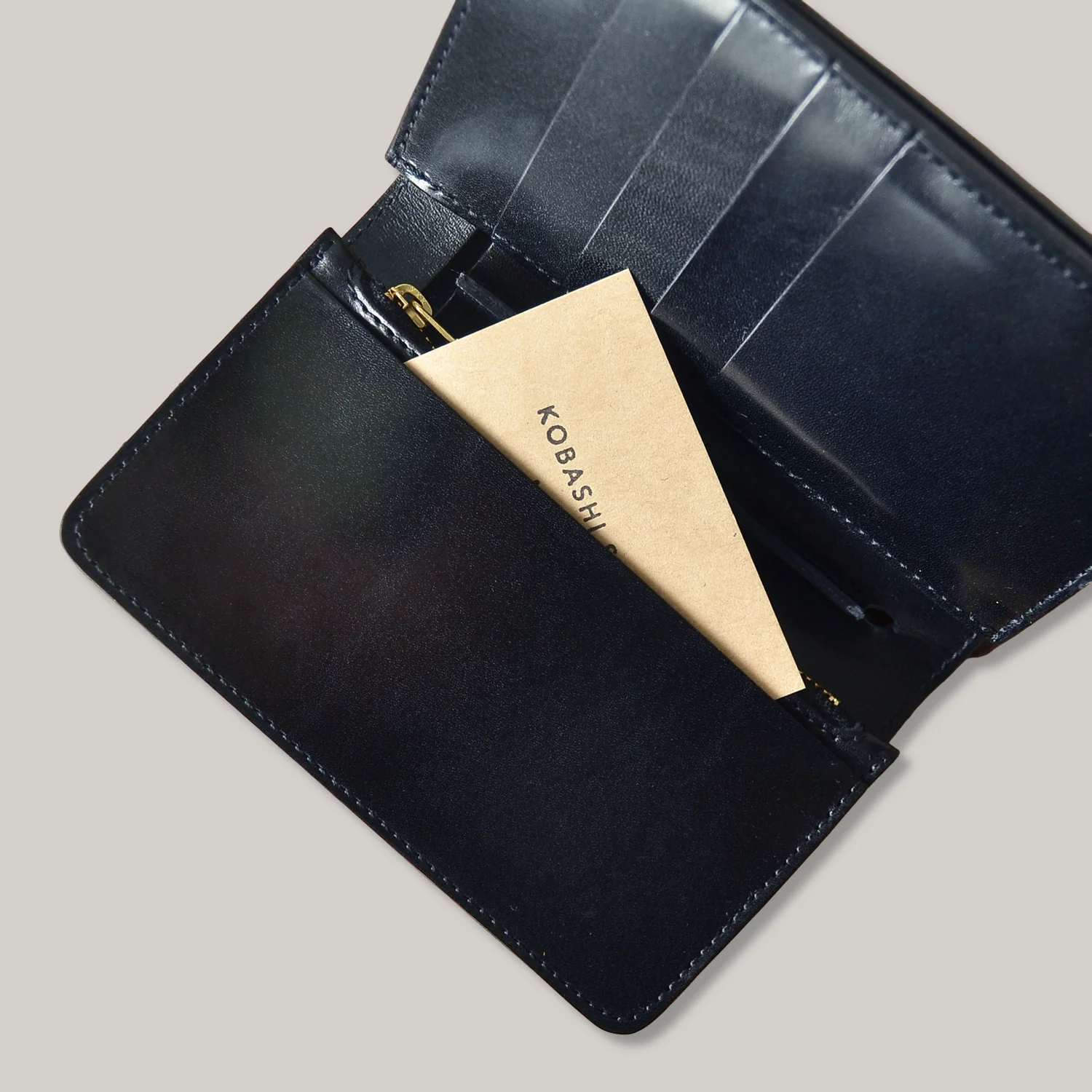 KOBASHI STUDIO WALLET MIDDLE - BLACK - Image 3
