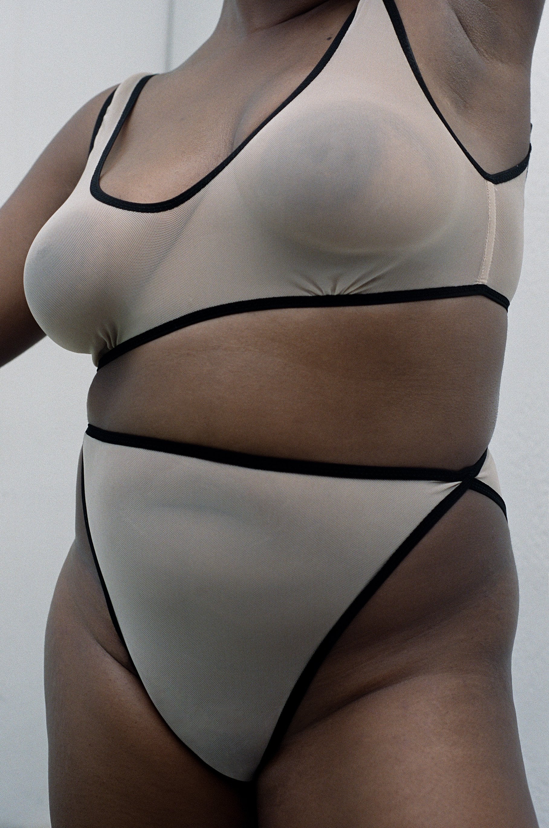 KYE INTIMATES MIES BRIEF - BLACK + ECRU - Image 3
