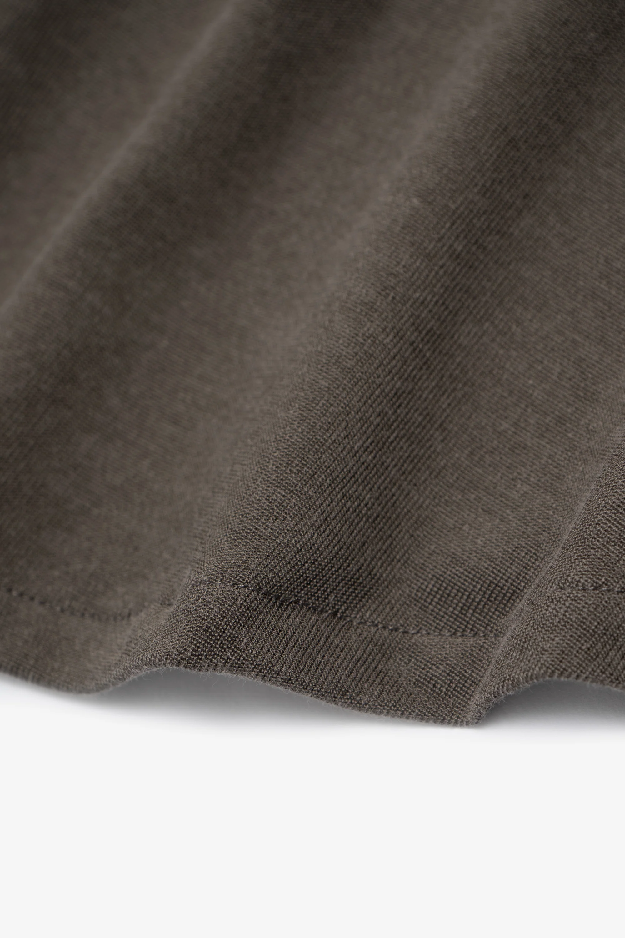 LADY WHITE CO. SS JERSEY BUTTON DOWN - GREY OLIVE - Image 3