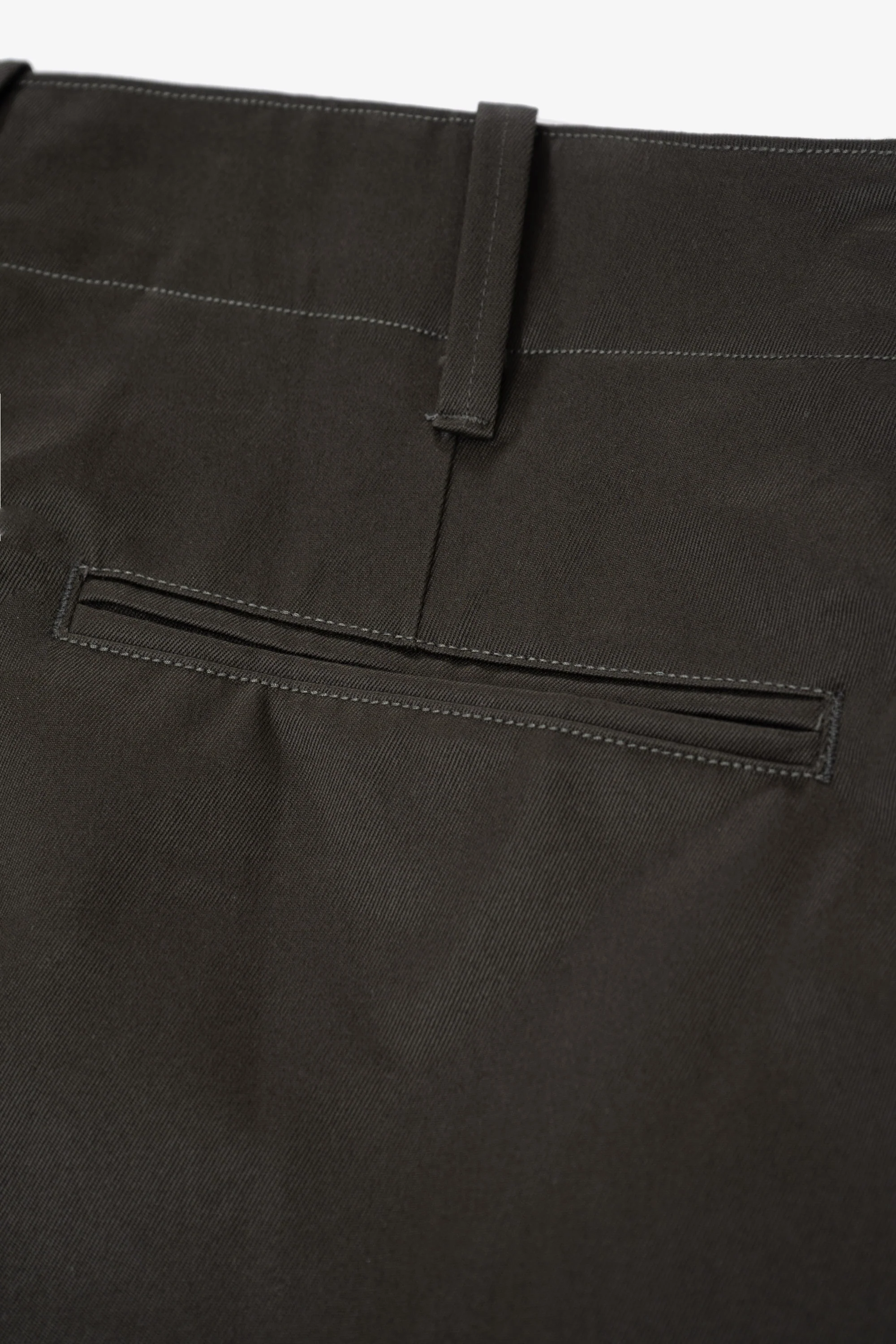 LADY WHITE CO. TWILL TROUSER - BLACK OLIVE - Image 5