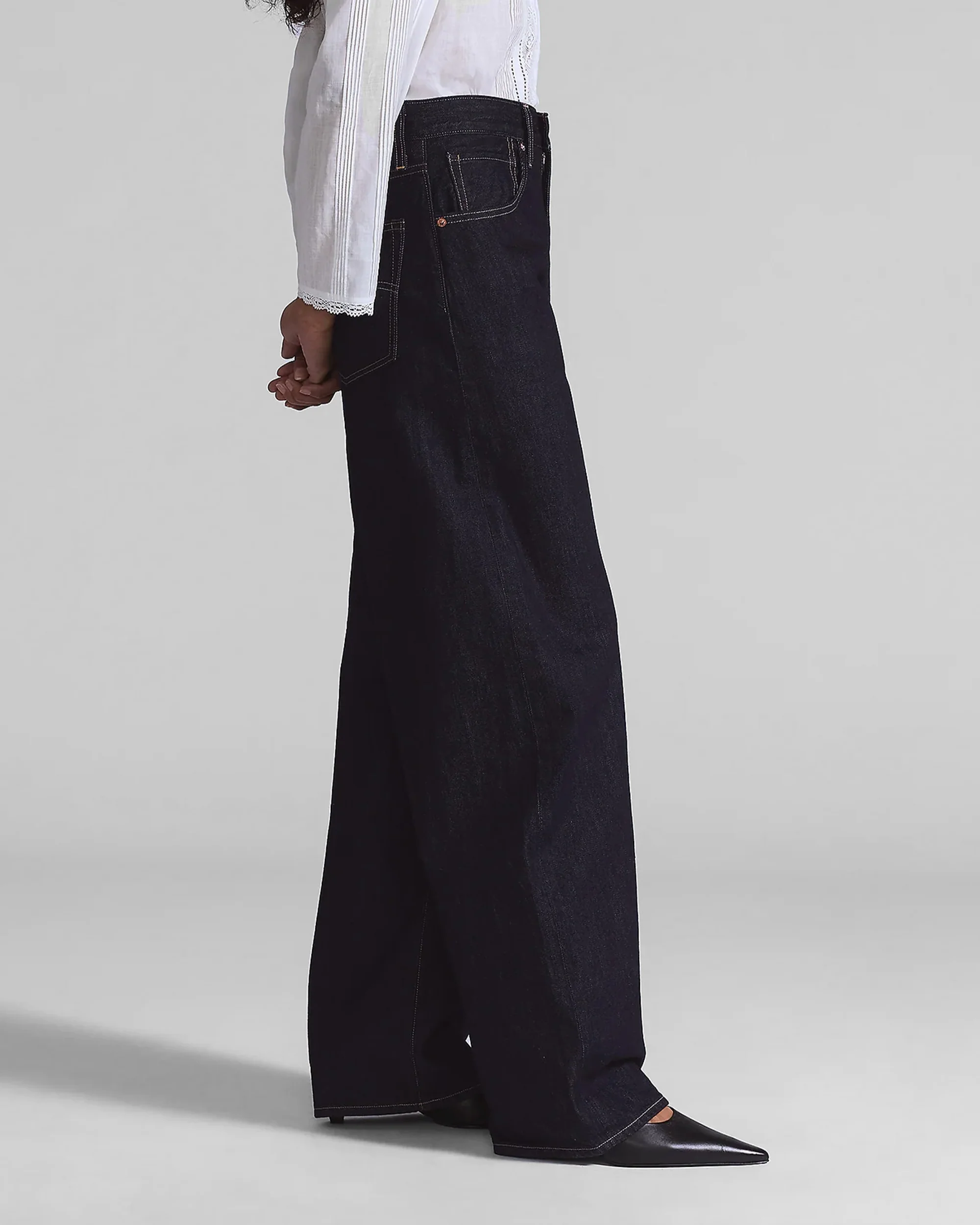 LEVIS BLUE TAB DROP BARREL -  NEW RINSE INDIGO - Image 8