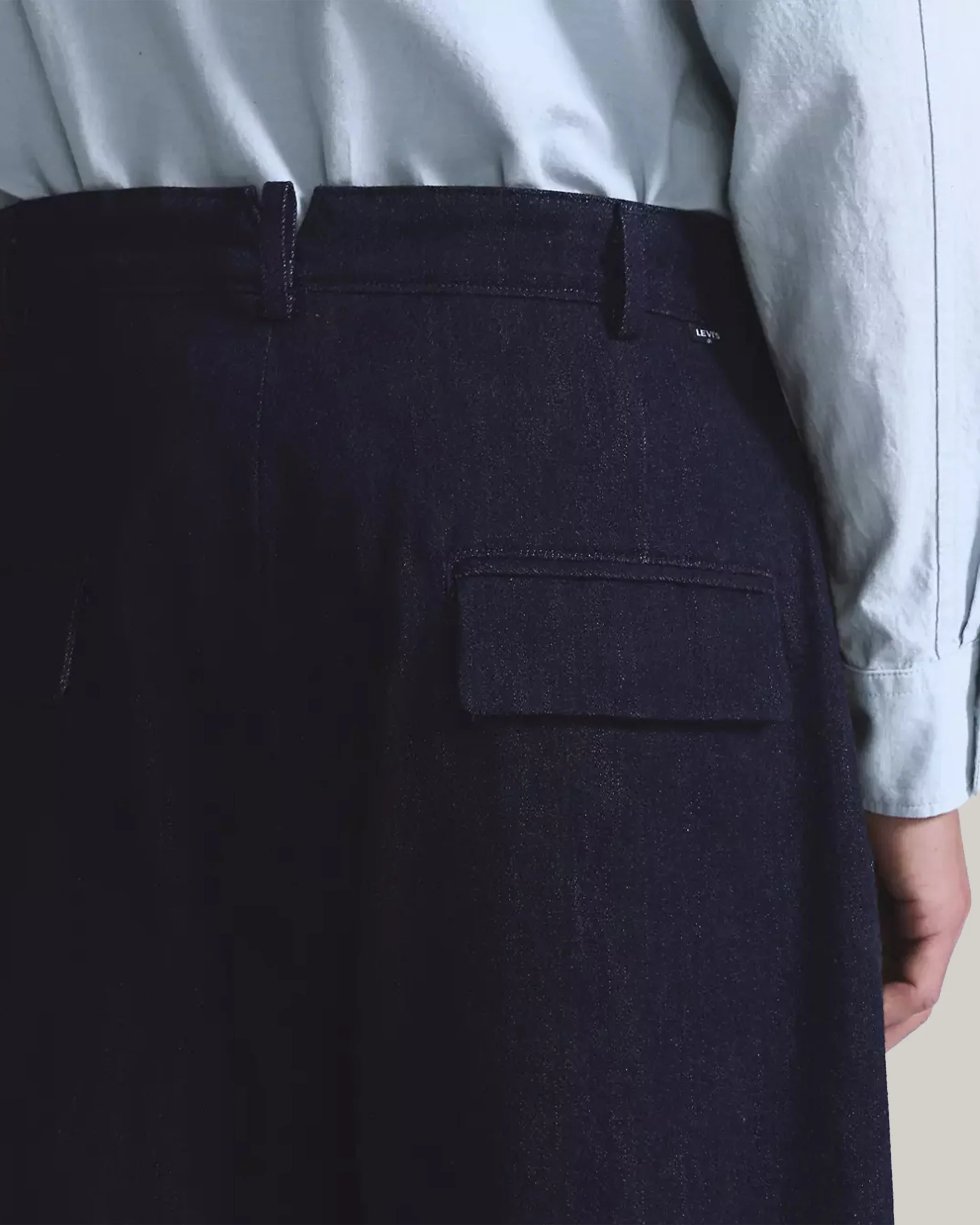 LEVI'S BLUE TAB PLEATED TROUSER - IVY WASH - Image 5