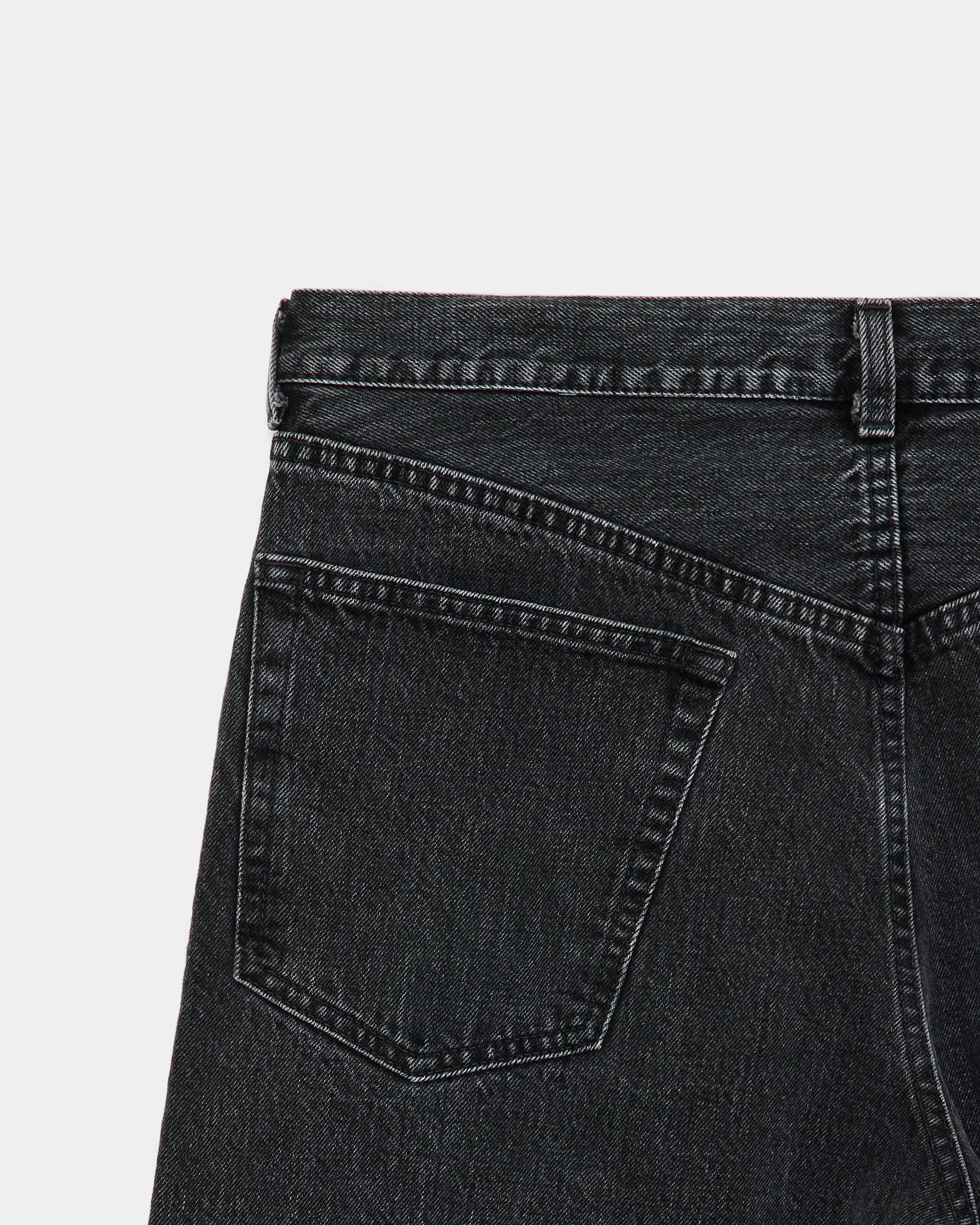 MARKA WIDE LEG JEANS - FADED BLACK - Image 3