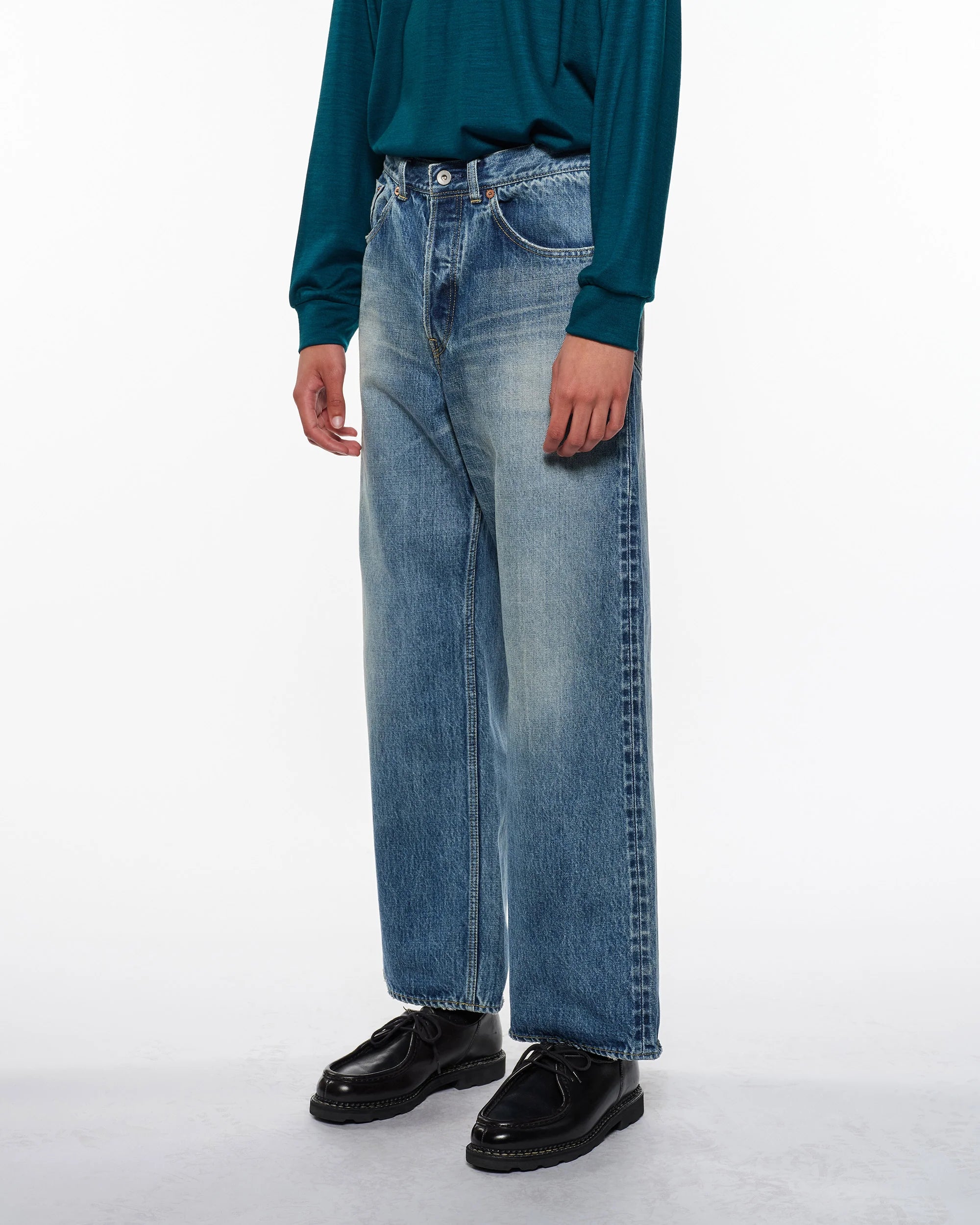 MARKA WIDE LEG JEANS - USED WASHED - Image 5