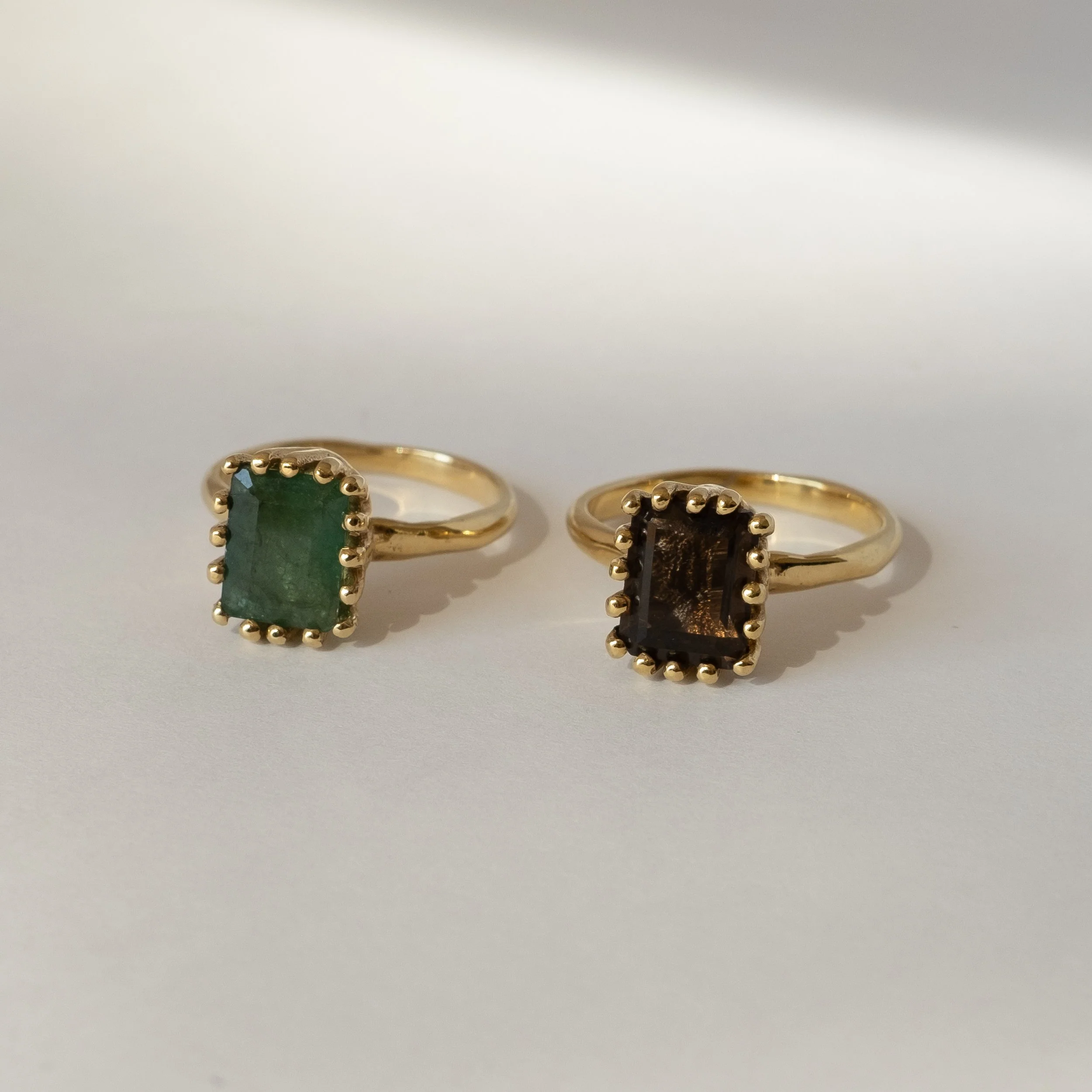 MEREWIF RAMONA GOLD RING  -  SMOKY TOPAZ - Image 3