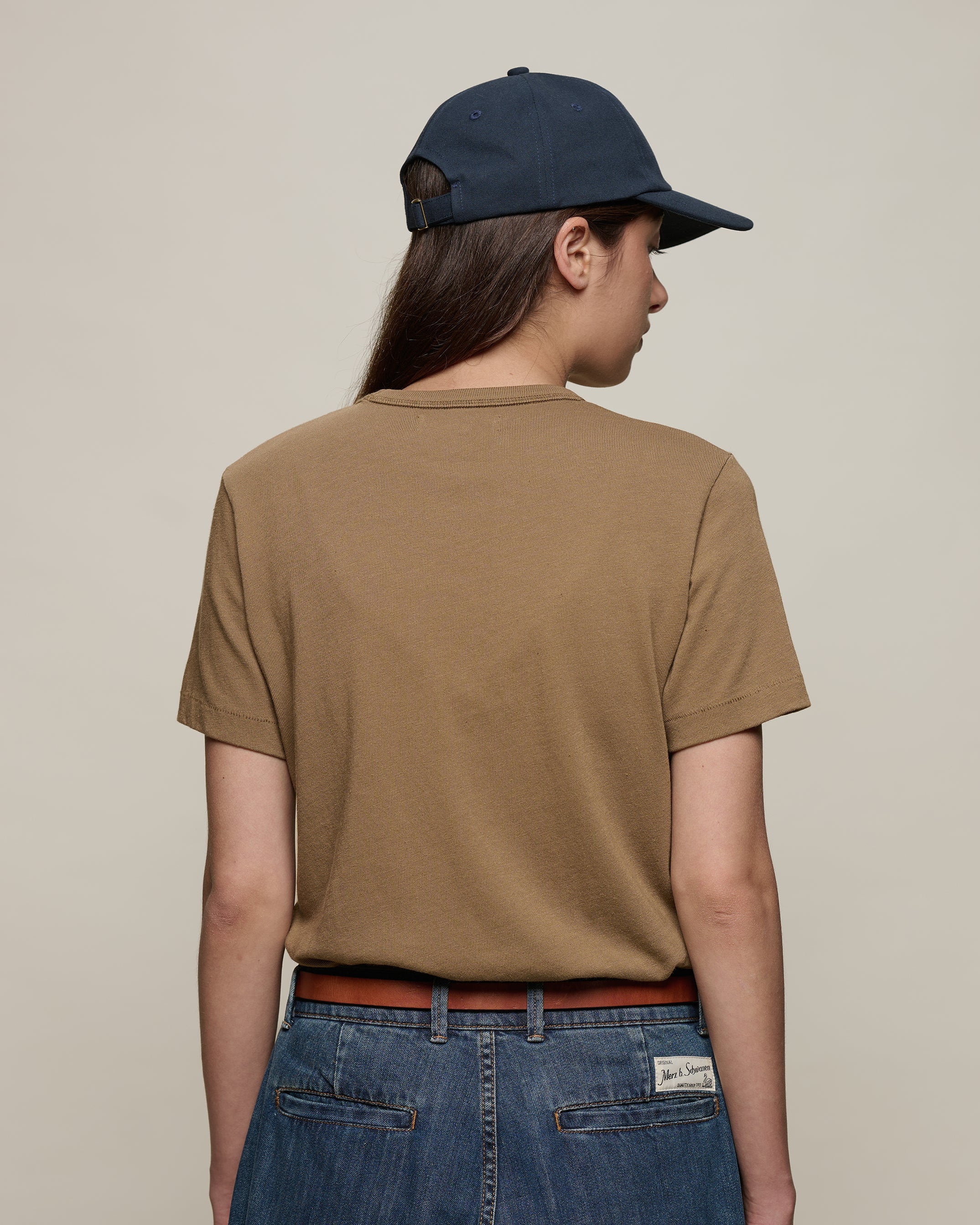MERZ B. SCHWANEN WOMEN'S T-SHIRT - DUSTED KHAKI - Image 3