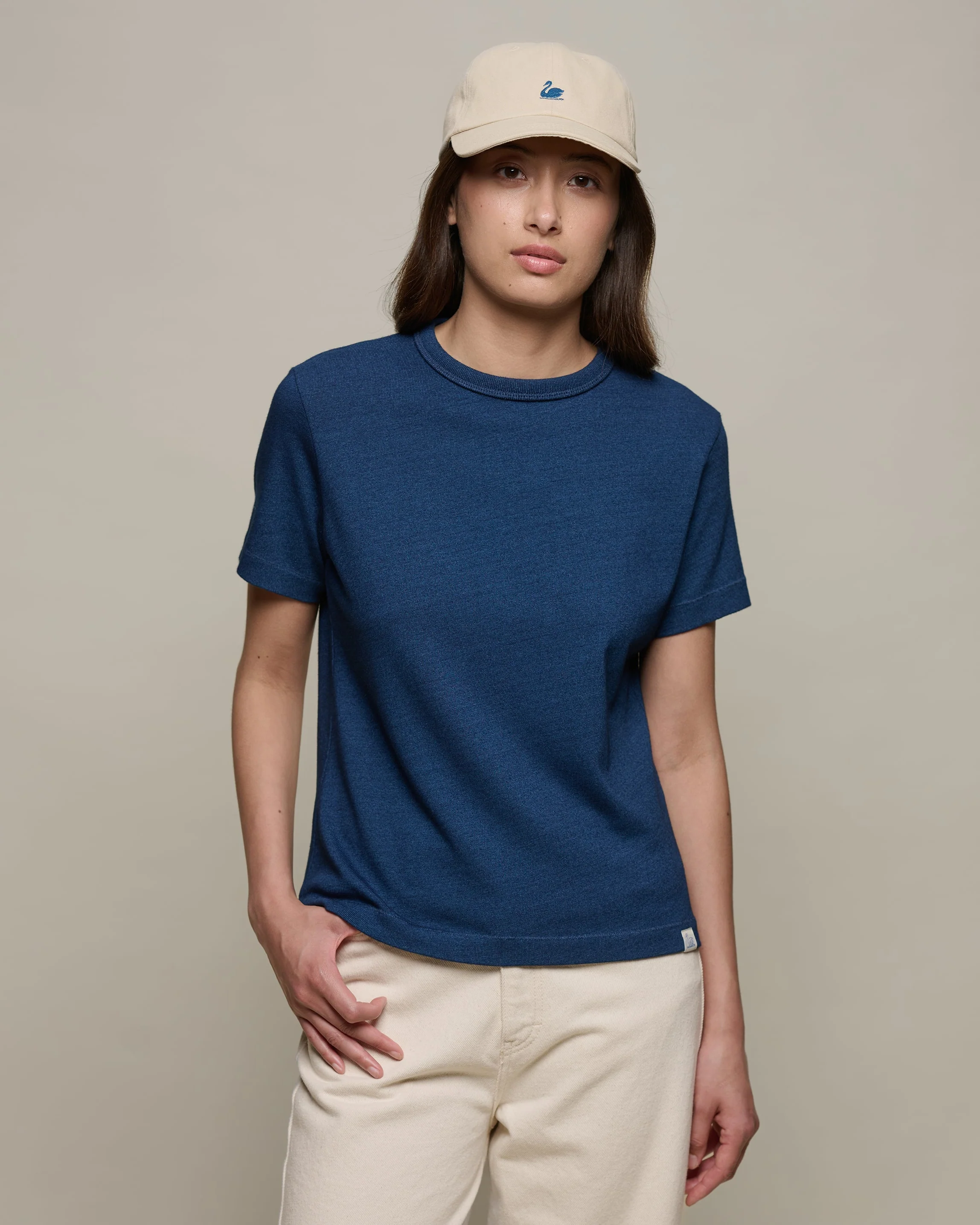 MERZ B. SCHWANEN WOMEN'S T-SHIRT - INDIGO - Image 2