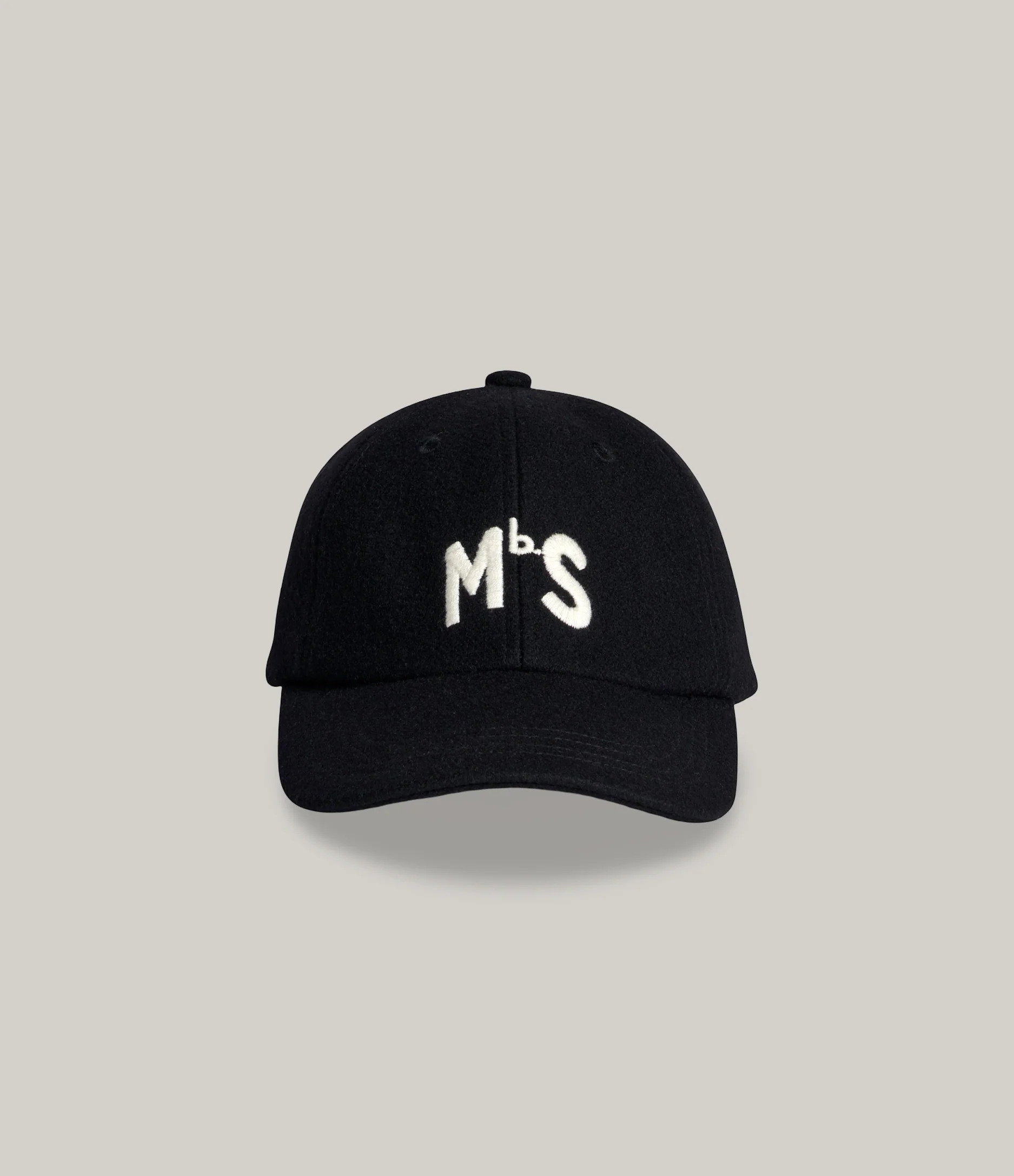 MERZ B. SCHWANEN WOOL MBS LOGO CAP - DEEP BLACK - Image 5