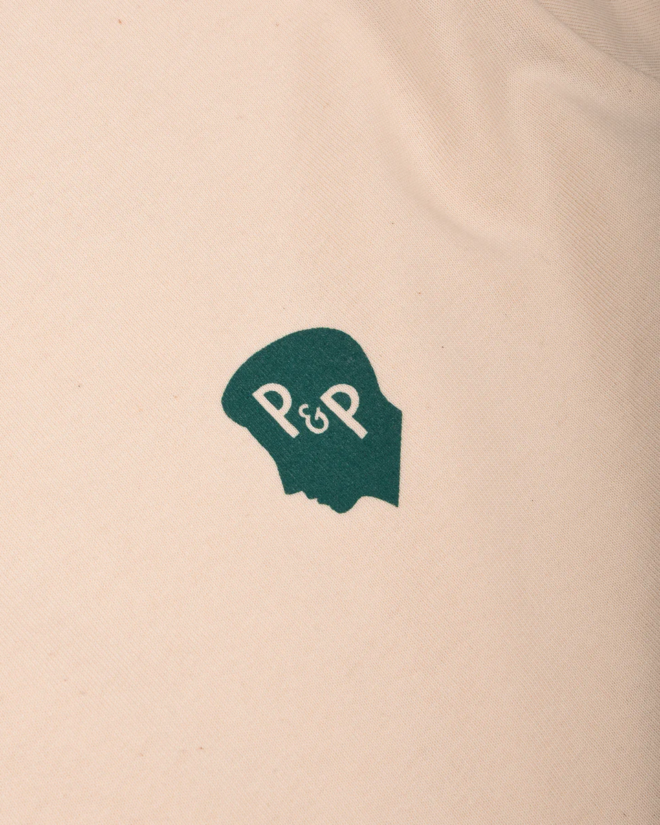 MERZ B SCHWANEN x PP BARBERS SOUVENIR TEE - NATURAL - Image 5