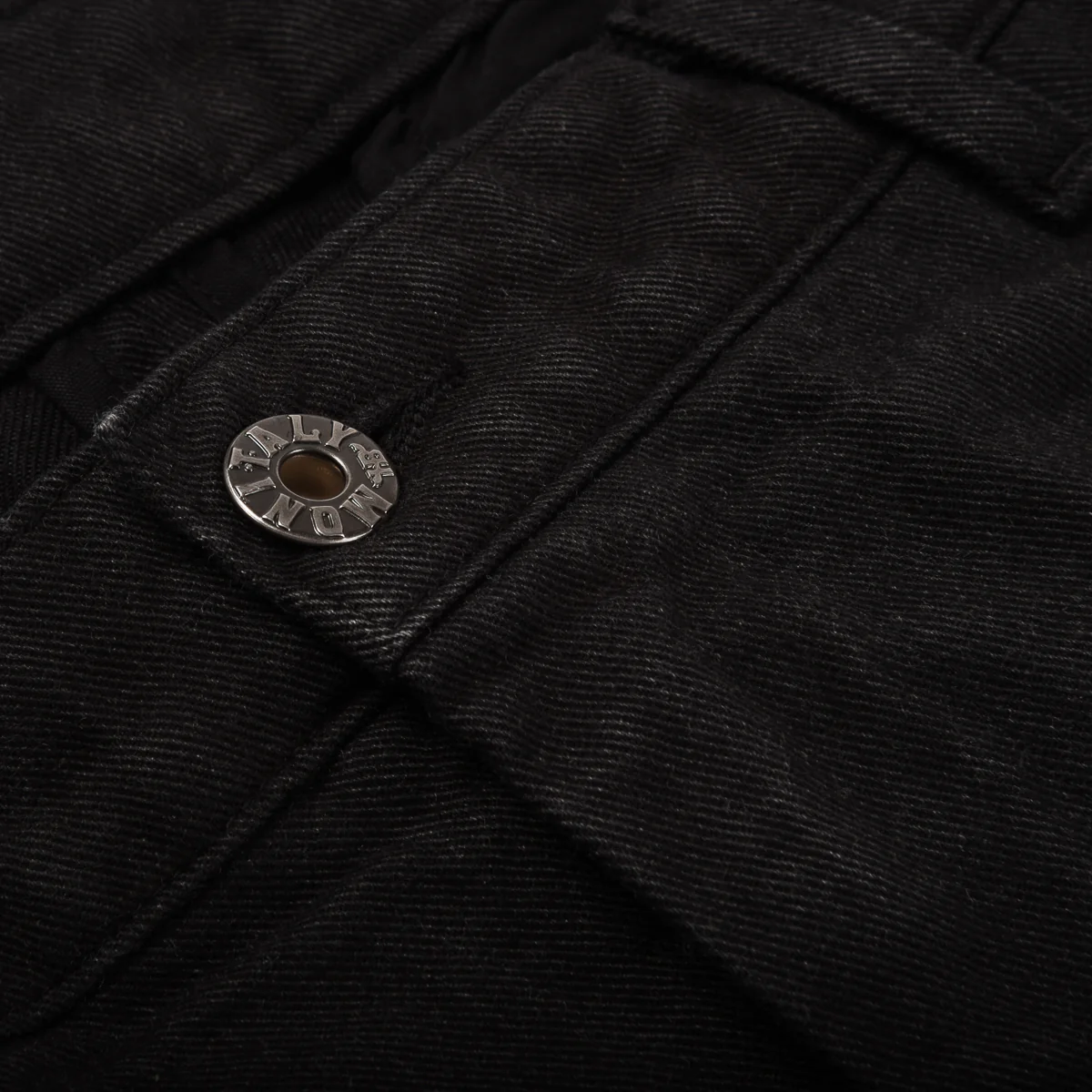MONITALY EKUSY PANTS - COTTON RIPSTOP - BLACK - Image 3