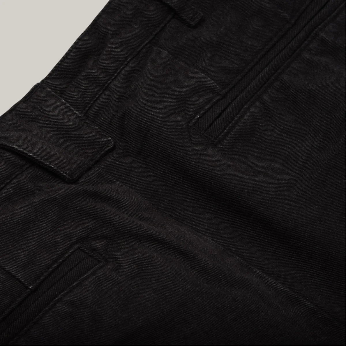 MONITALY EKUSY PANTS - COTTON RIPSTOP - BLACK - Image 8