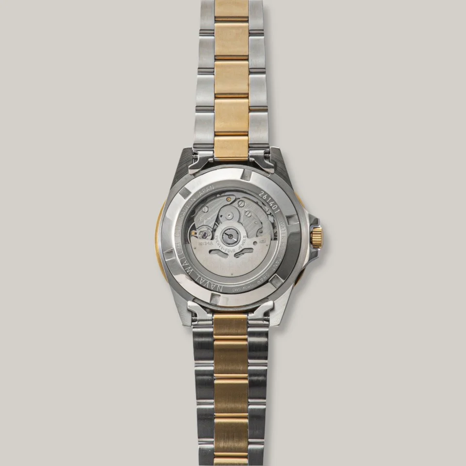 Naval Watch Co. FRXD008 GMT Automatic Silver & Gold - Image 3