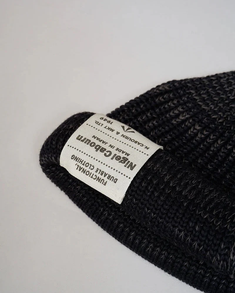NIGEL CABOURN BEANIE COTTON - NAVY - Image 2