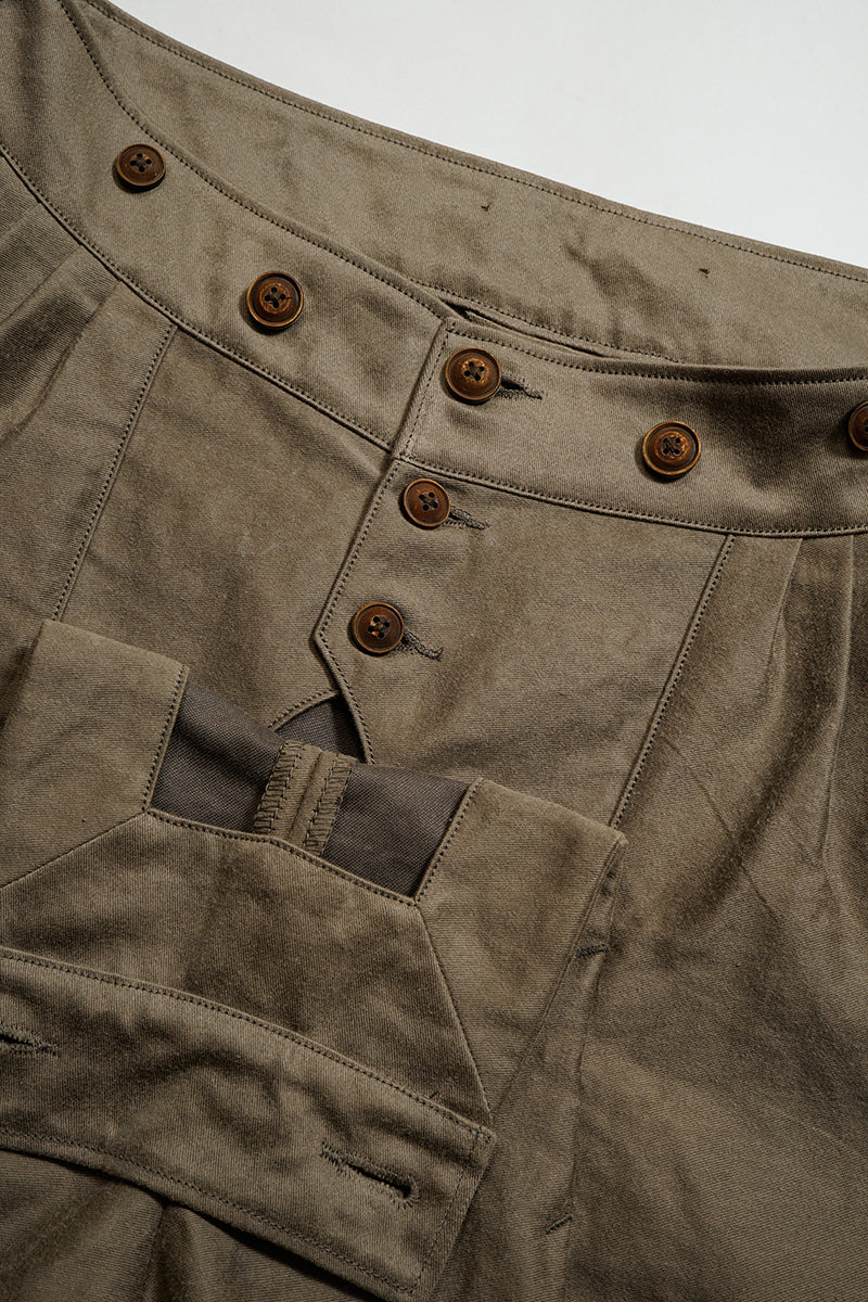 NIGEL CABOURN MAINLINE FISHERMAN PANT KURE KAKISHIBU - DARK BROWN - Image 5