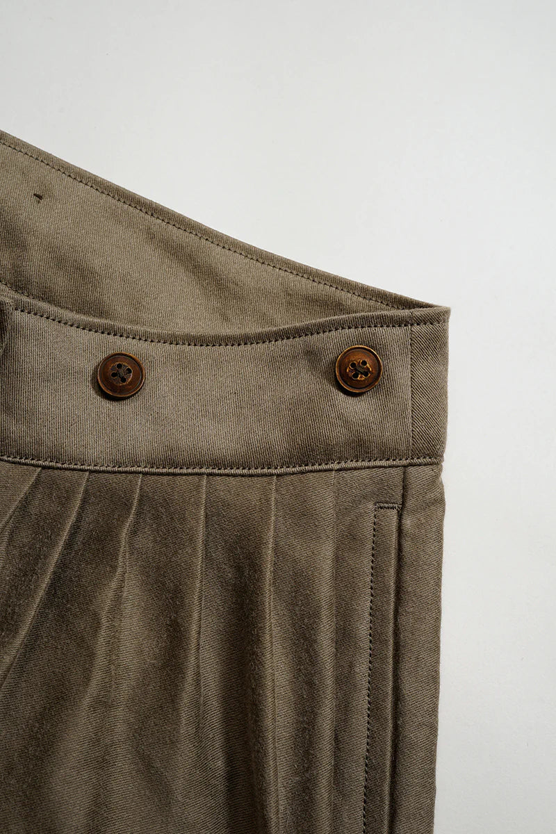 NIGEL CABOURN MAINLINE FISHERMAN PANT KURE KAKISHIBU - DARK BROWN - Image 6