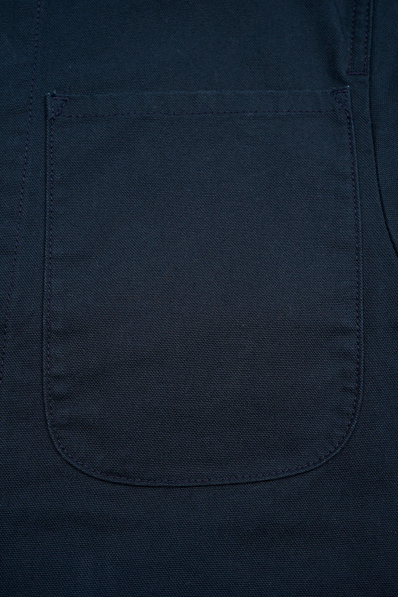 NIGEL CABOURN SHORT ANGLED JACKET - DUCK CANVAS - NAVY - Image 5