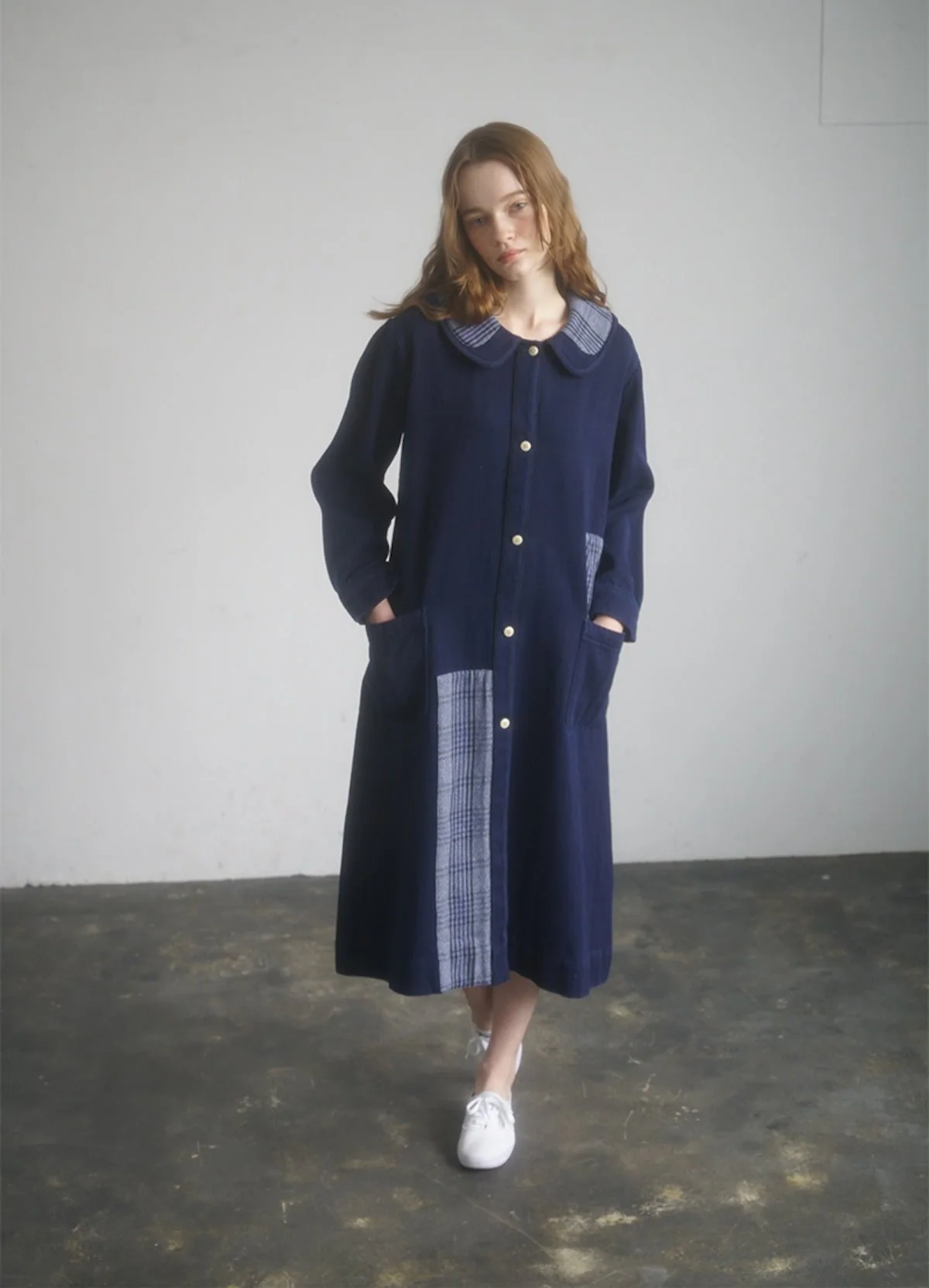 NIGEL CABOURN WOMAN X OMTC WORKWEAR COVERALL - DENIM - Image 14