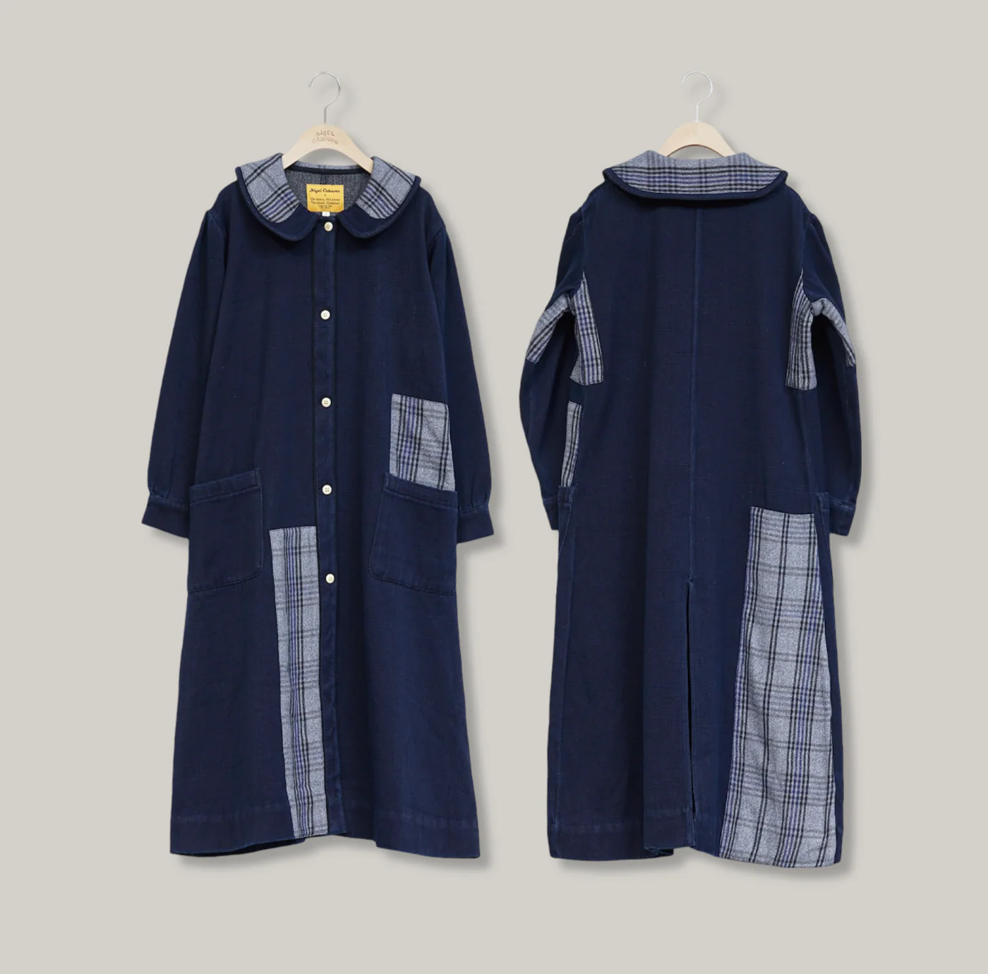 NIGEL CABOURN WOMAN X OMTC WORKWEAR COVERALL - DENIM - Image 3