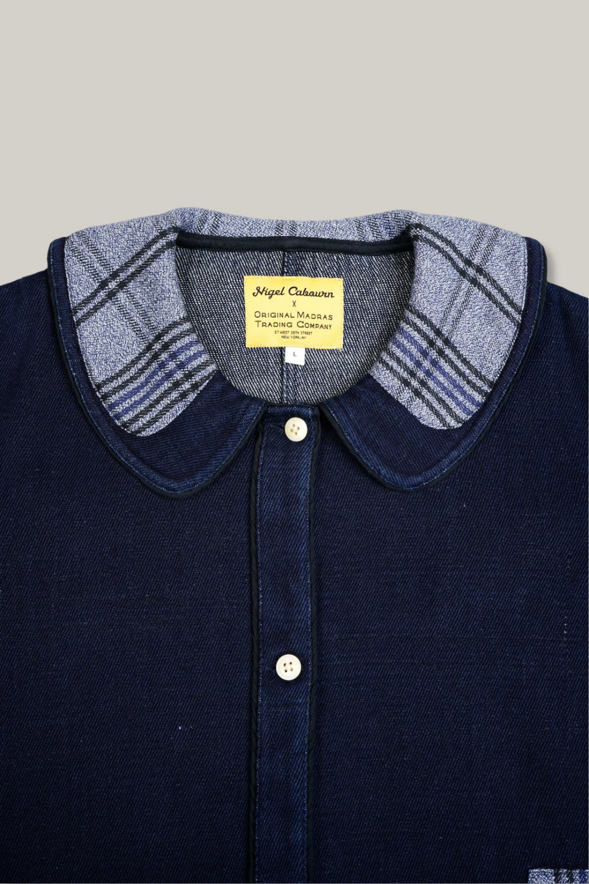 NIGEL CABOURN WOMAN X OMTC WORKWEAR COVERALL - DENIM - Image 6