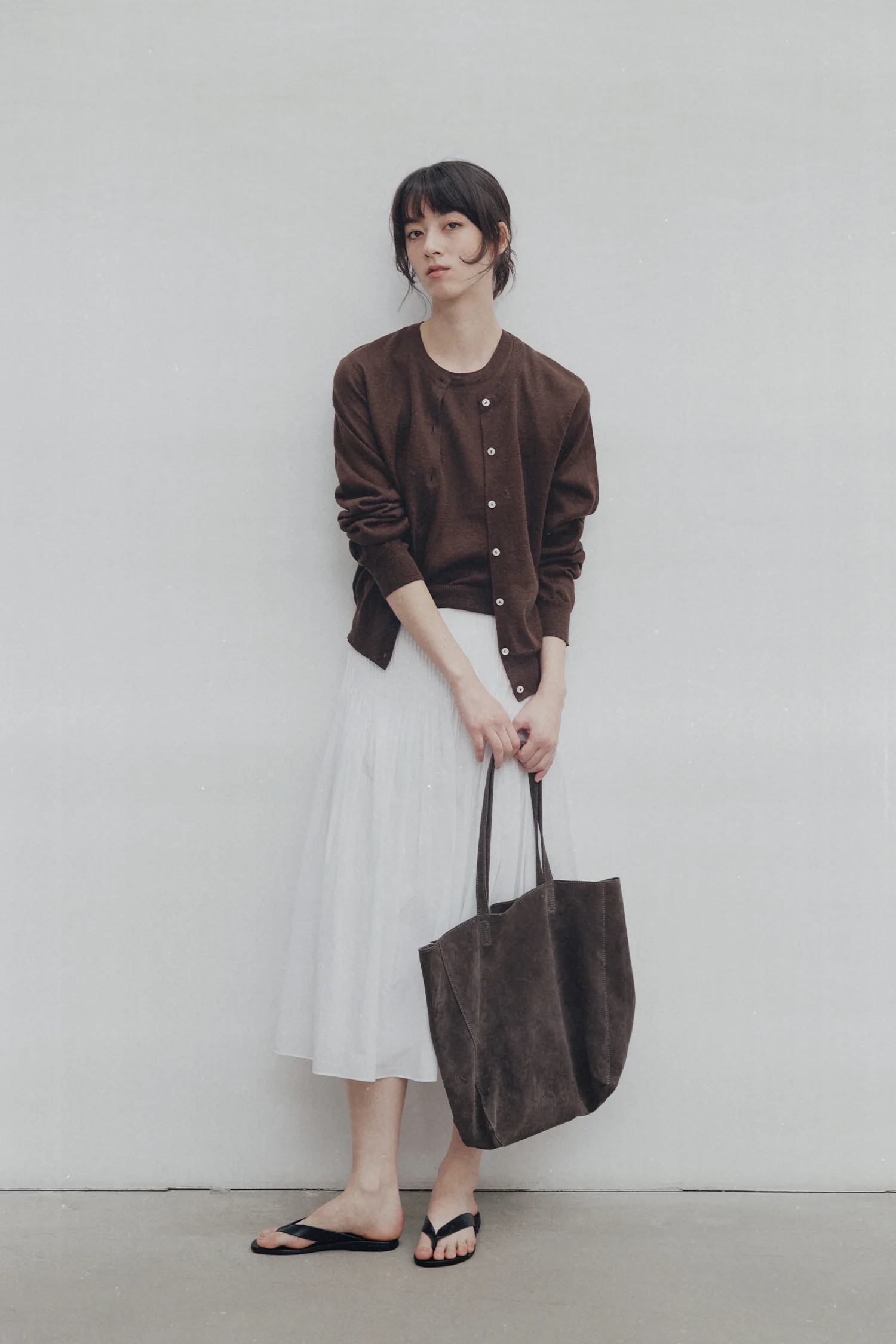 NOTHNG WRITTEN ROLA LINEN SLEEVELESS - BROWN - Image 8