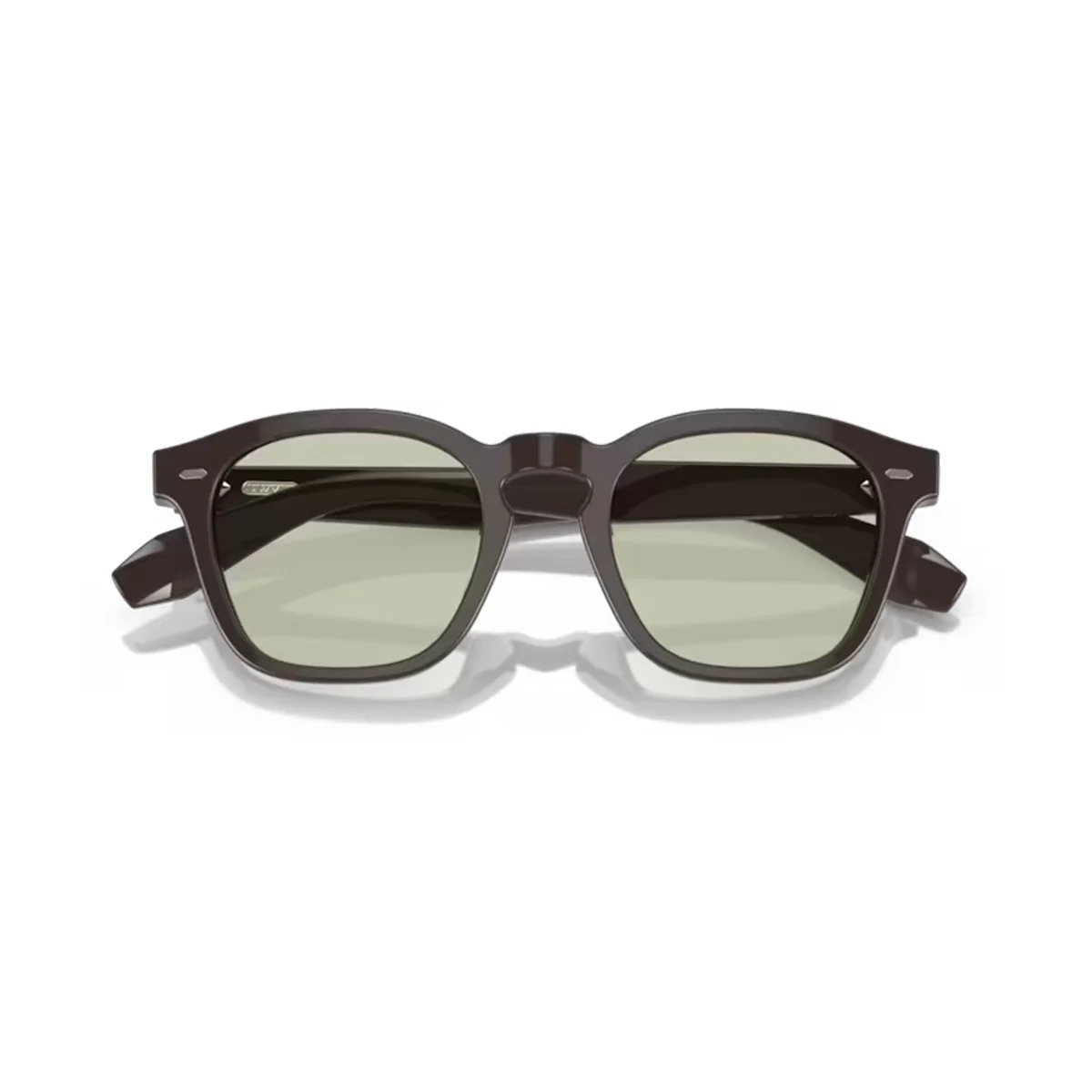 OLIVER PEOPLES N.03 KURI BROWN W/DEMO LENS - GREEN WASH - Image 9