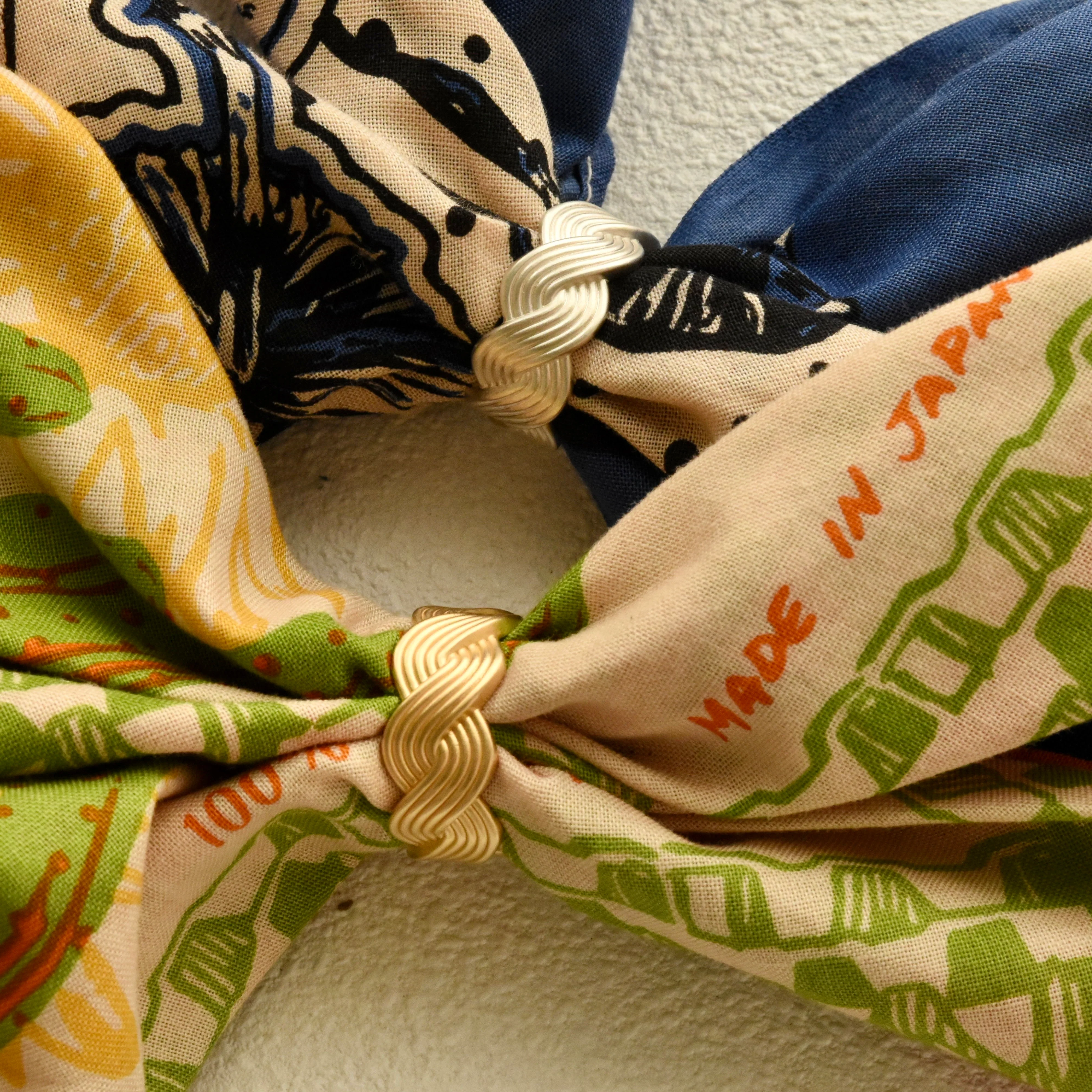 ONE EAR BRAND X BOJO SCHMUCK MIZUHIKI BANDANA RING - GOLD - Image 3