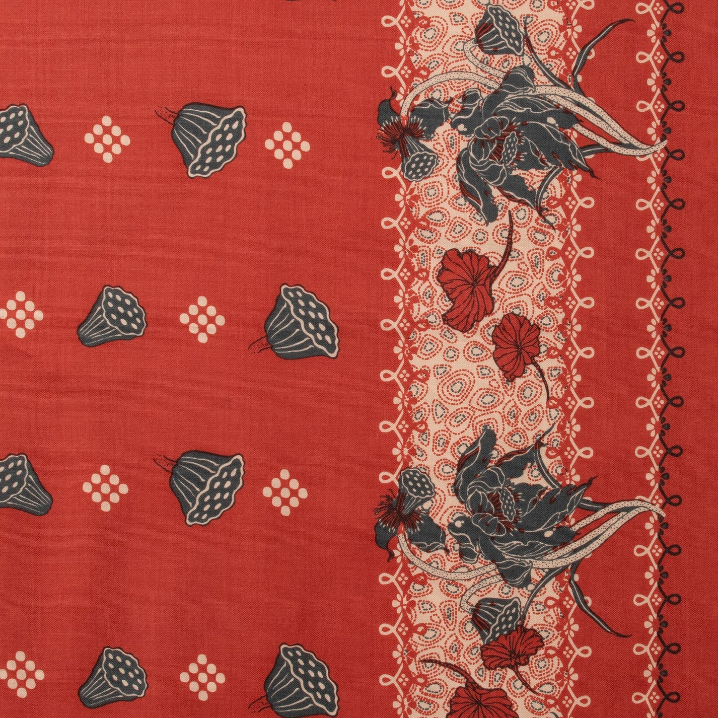 ONE EAR BRAND "DEAD LOTUS" BANDANA - MOLTEN - Image 5