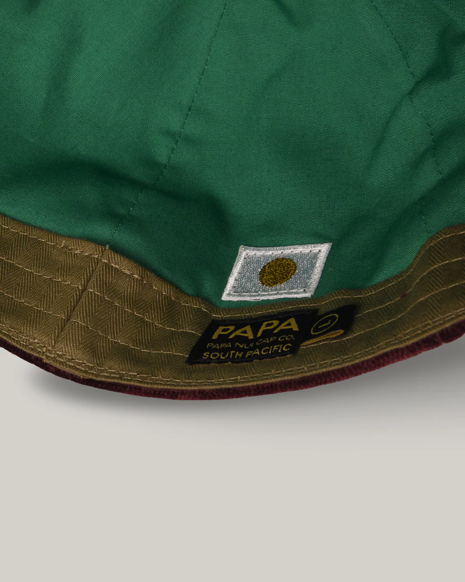 PAPA NUI KOREA '51 CAP - BURGUNDY VELVET - Image 7