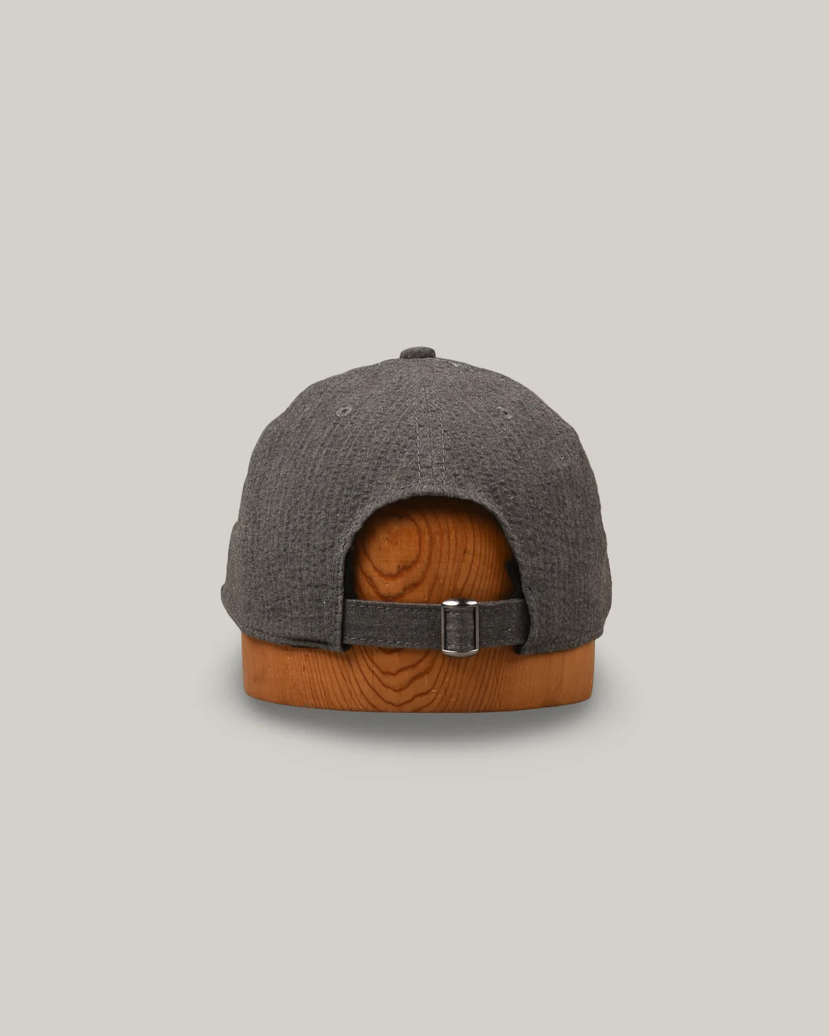 POTEN SEERSUCKER CAP - CHARCOAL GREY - Image 3