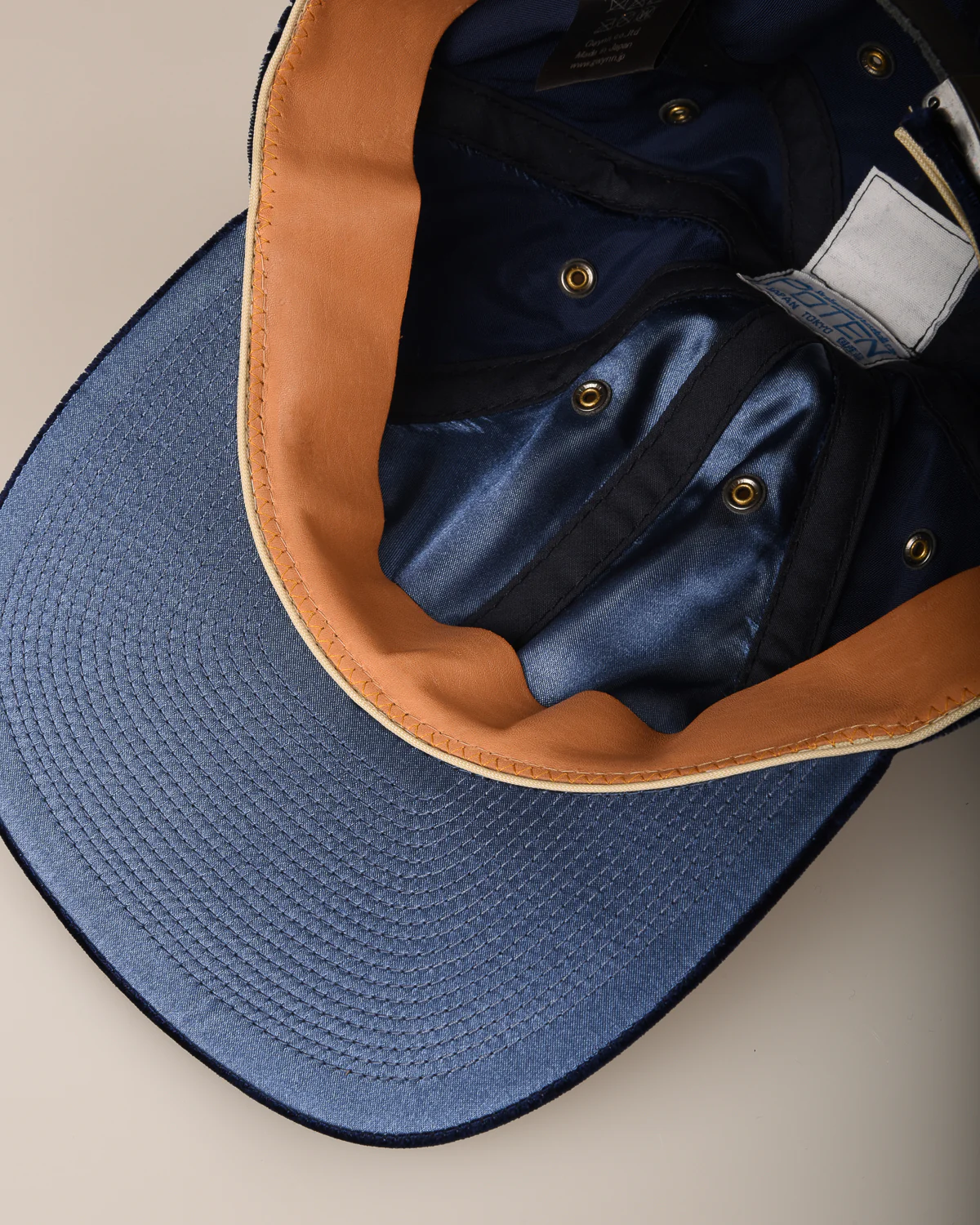 POTEN VELVET CAP - NAVY - Image 6