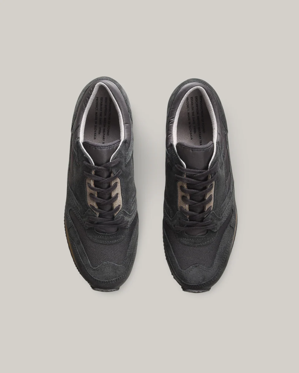 REPRODUCTION OF FOUND - BRITISH ARMY TRAINERS - BLACK/ BLACK - Image 4